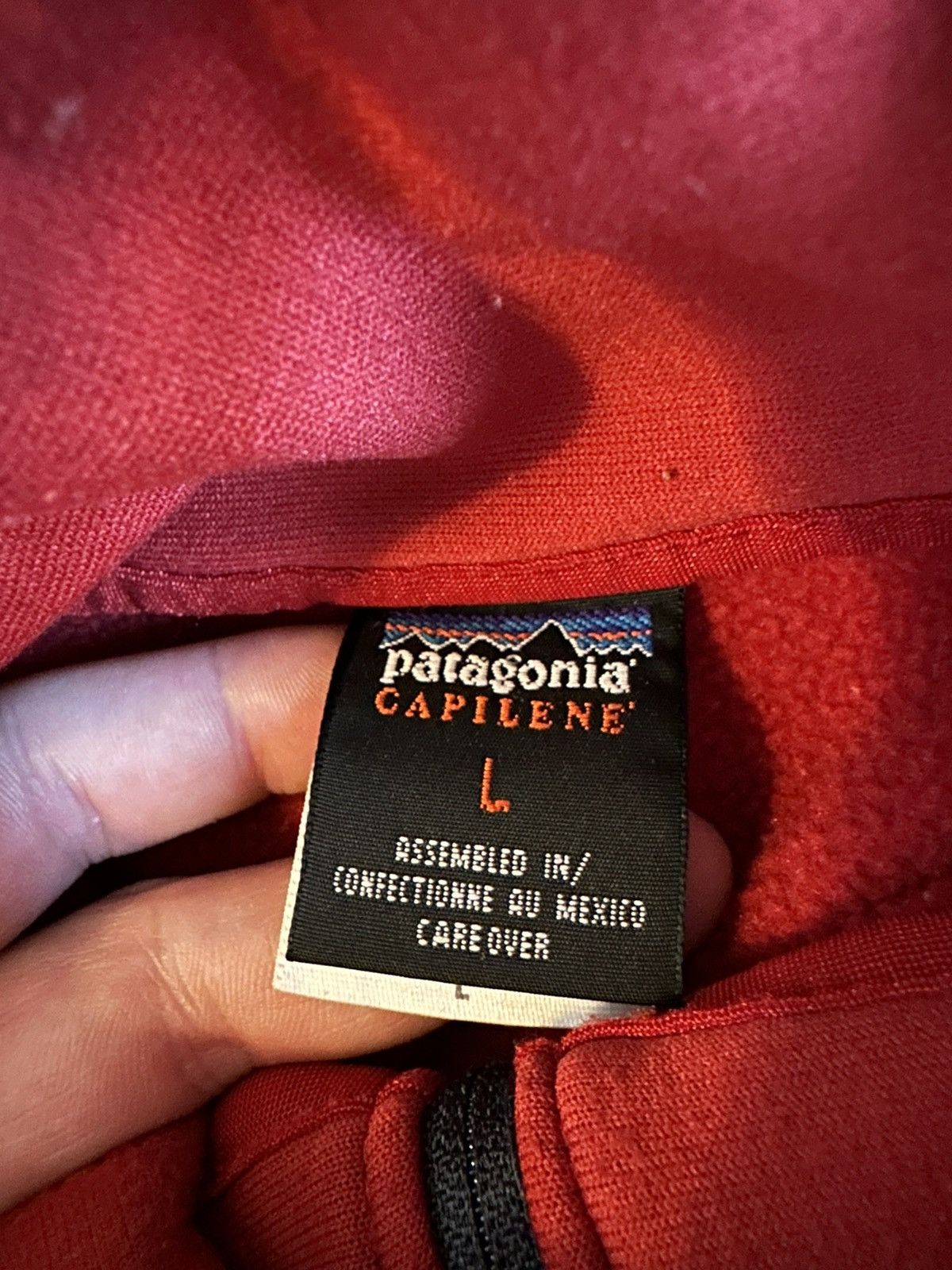 Patagonia × Vintage Vintage 1990s Capilene Patagonia Quarter Zip Fleece Size US L / EU 52-54 / 3 - 3 Thumbnail