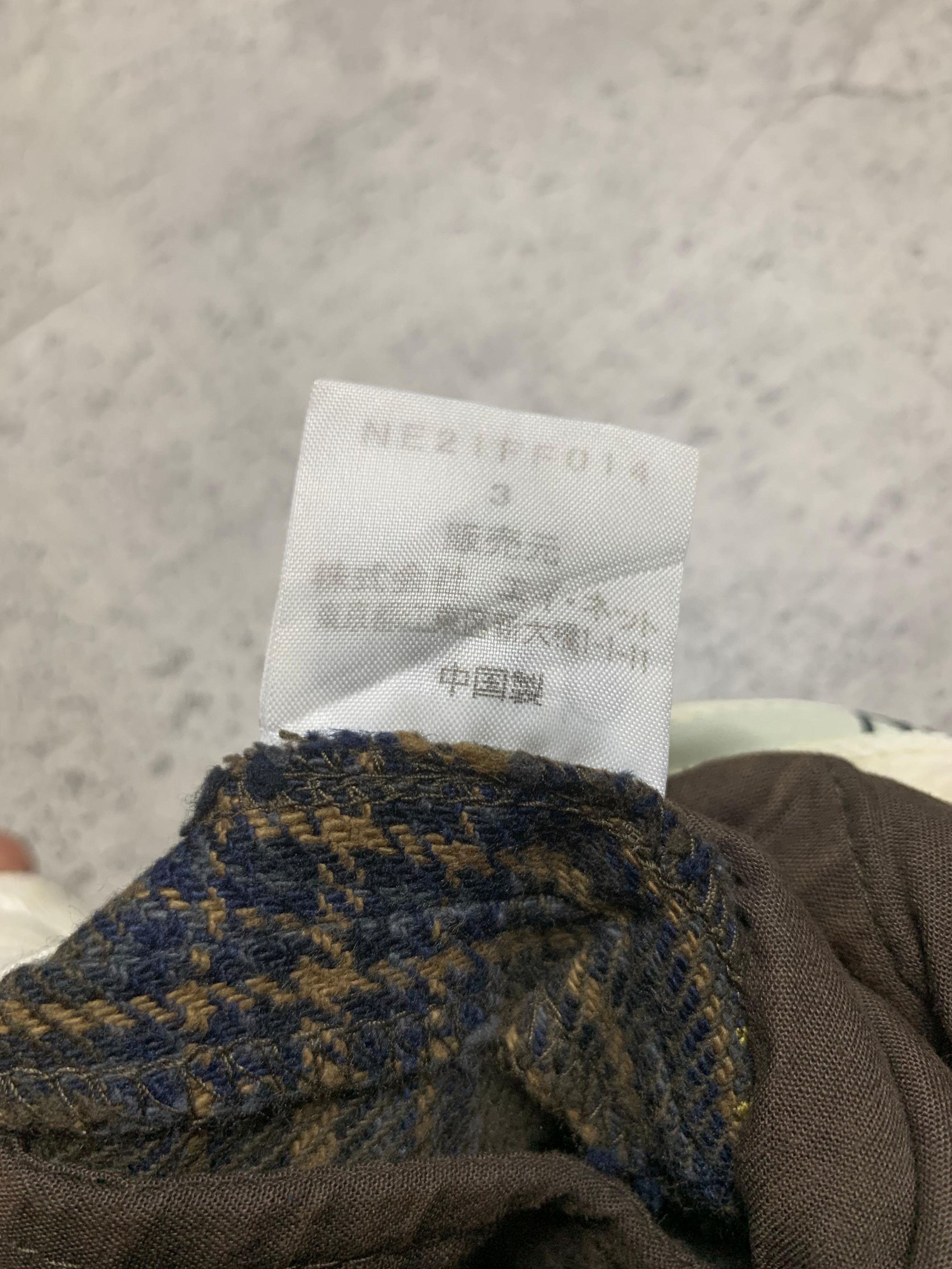 Issey Miyake 2000s Ne-net by Issey Miyake Plaid Embroidery Motif Pants Size US 32 / EU 48 - 10 Thumbnail