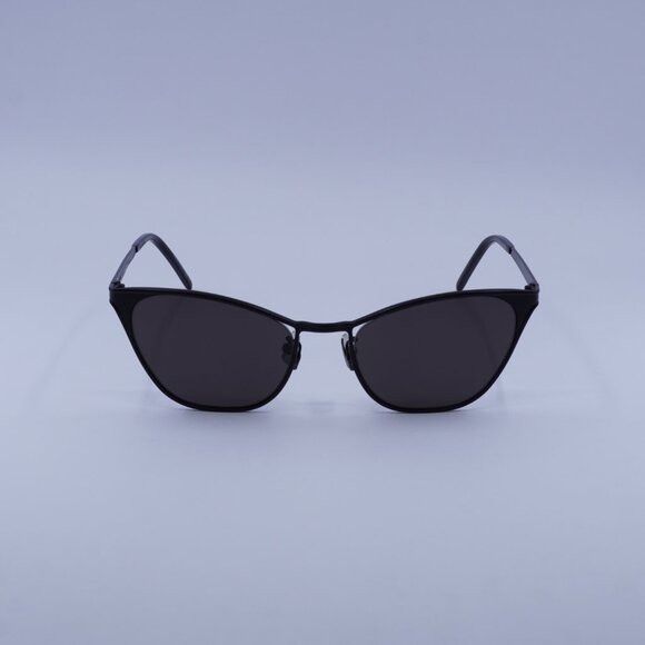 Saint Laurent Paris Saint Laurent SL409 002 Sunglasses Black Cat Eye Frame Size ONE SIZE - 3 Thumbnail