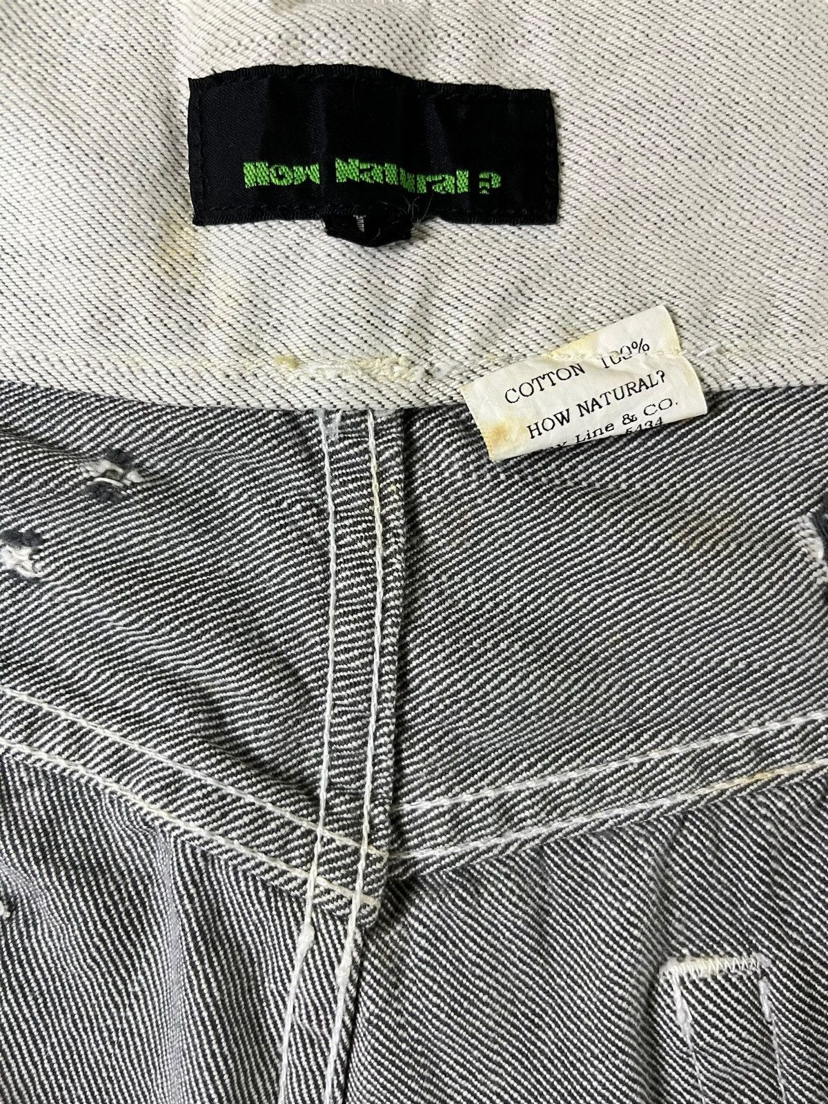 Japanese Brand SALES🔥Vintage Japanese Brand Distressed Ripped Baggy Jeans Size US 34 / EU 50 - 9 Thumbnail