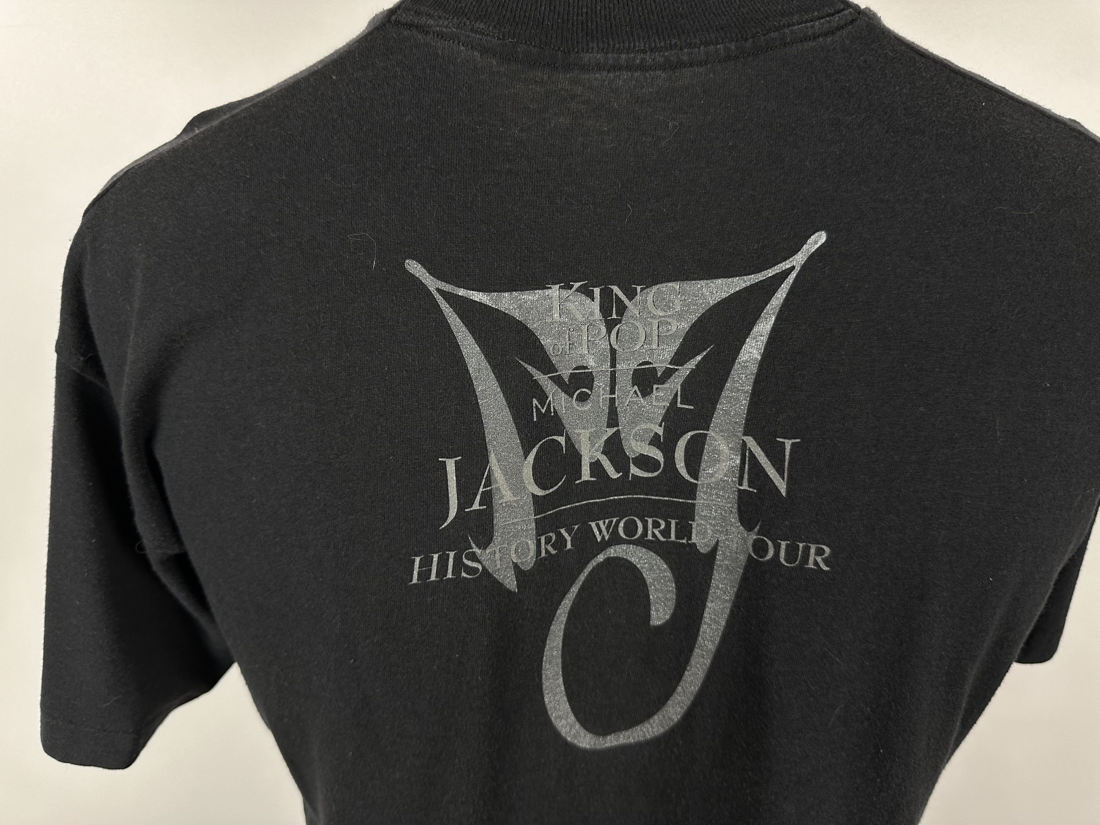 Michael Jackson × Vintage 1996 Michael Jackson History World Tour Concert T Shirt Size US L / EU 52-54 / 3 - 8 Thumbnail