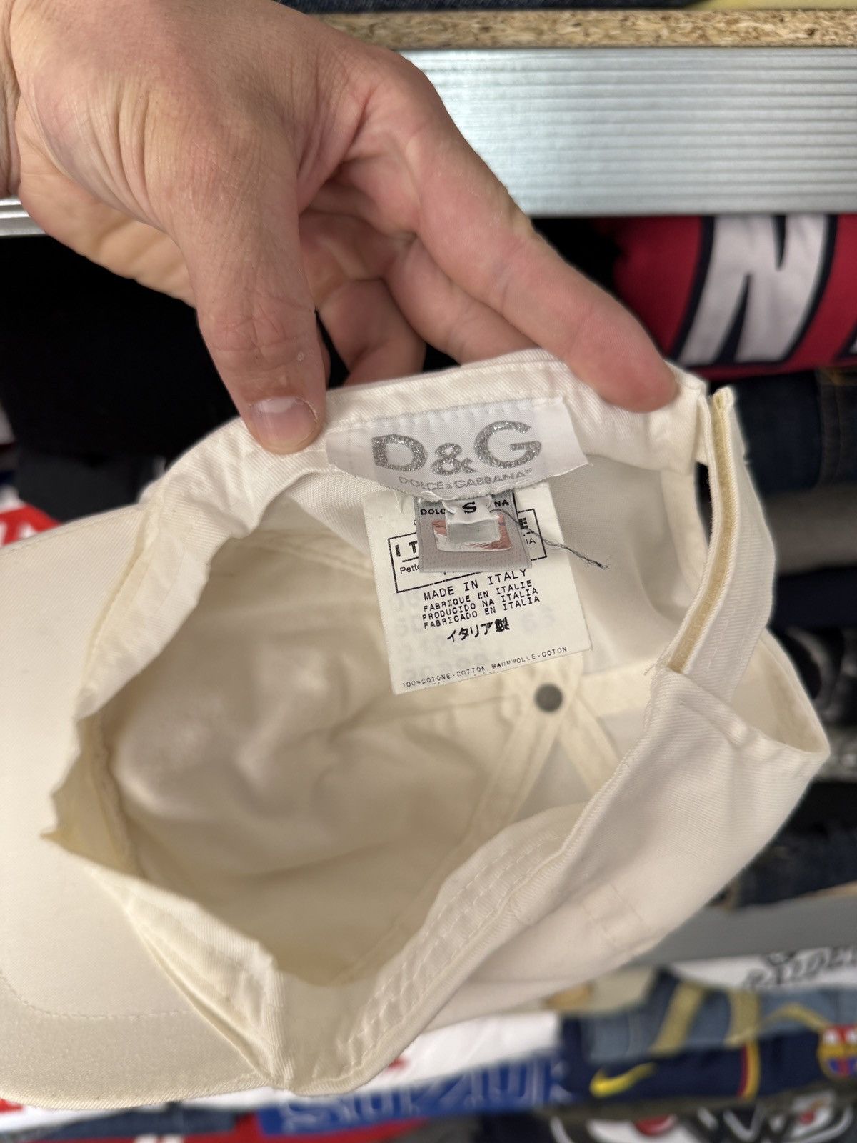 Japanese Brand Vintage Dolce & Gabbana Avant Garde Cap Japanese Big Logo Size ONE SIZE - 9 Thumbnail