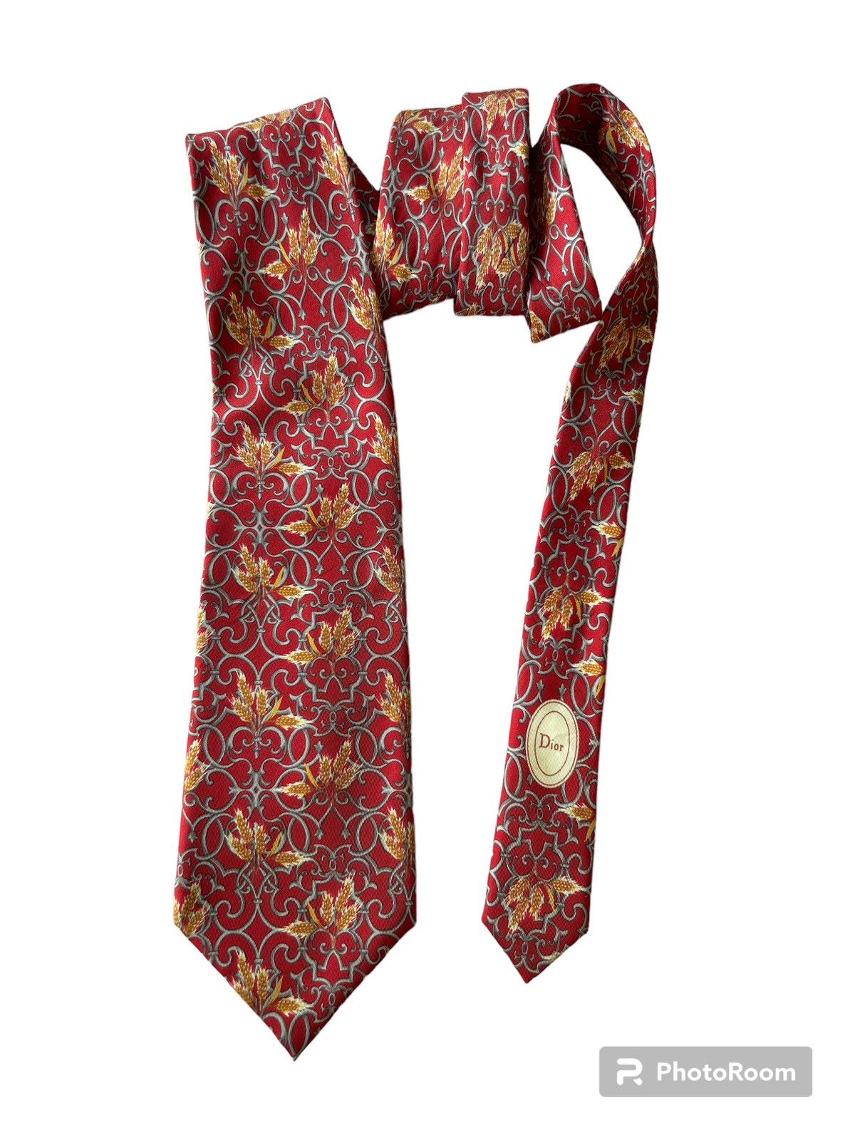 Christian Dior Silk Neck Tie