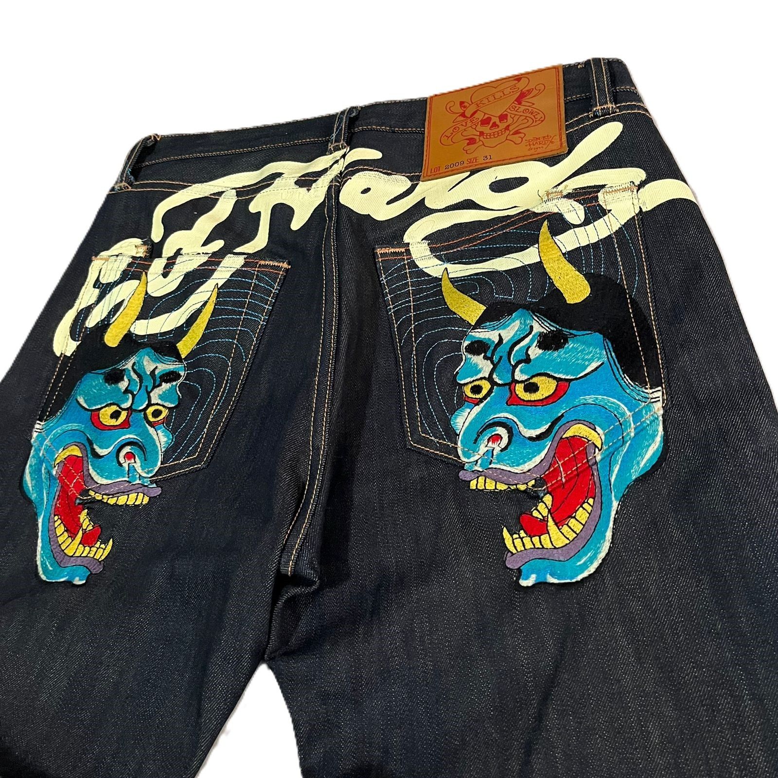 Ed Hardy Jeans Ed Hardy Demon Blues (Grial) Size US 31 - 5 Thumbnail