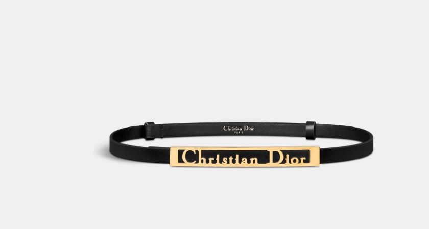 Dior o1w1db10325 Size: OS / B0588UWG Signature Belt in Black Size ONE SIZE - 2 Thumbnail