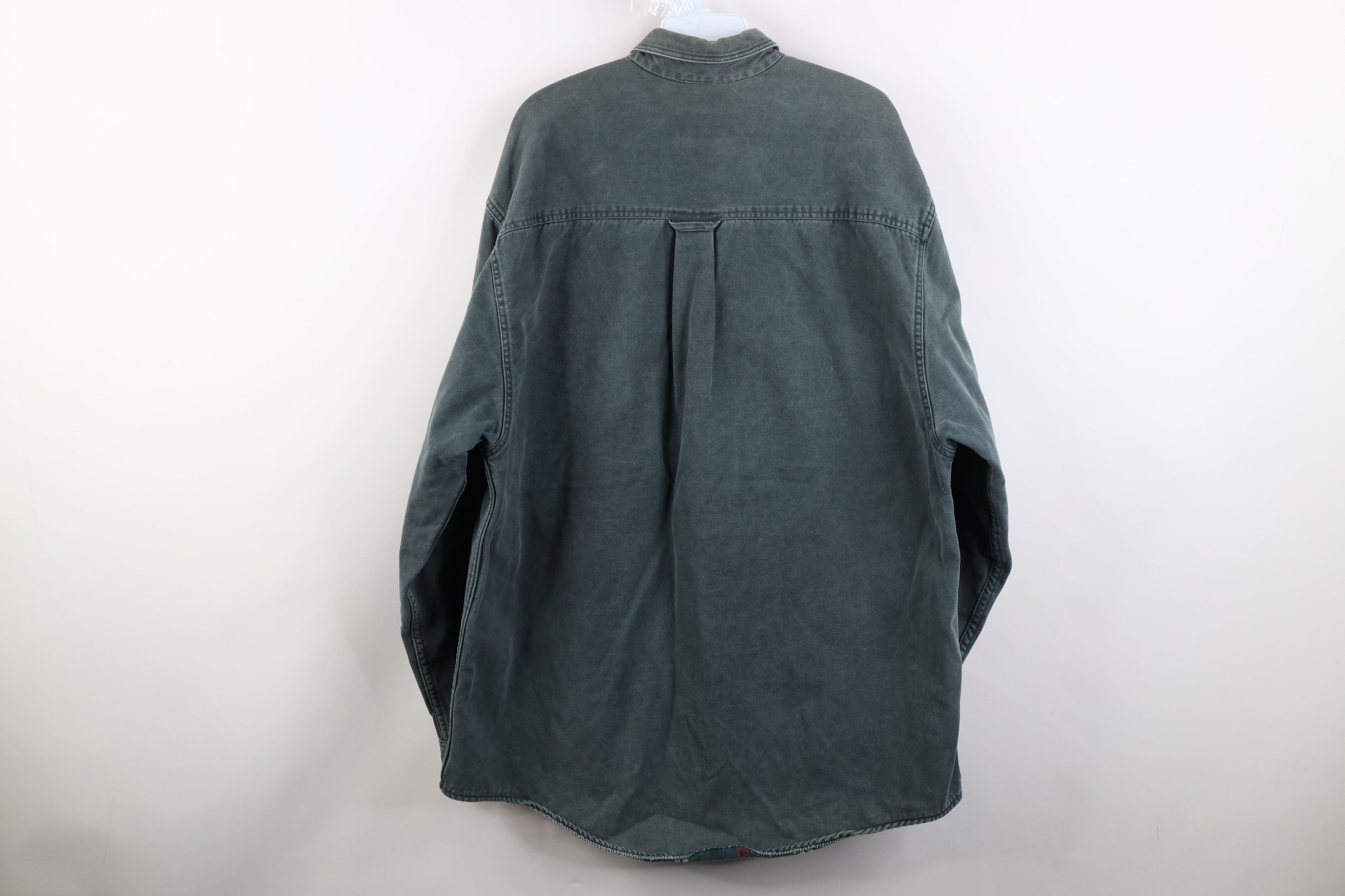 Eddie Bauer Vintage 90s Eddie Bauer Flannel Lined Shirt Jacket Jac Shirt Size US L / EU 52-54 / 3 - 13 Thumbnail