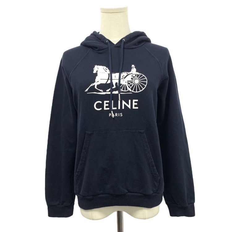 Celine Celine Sulky Logo Print Hoodie Size M Size M / US 6-8 / IT 42-44 - 1 Thumbnail