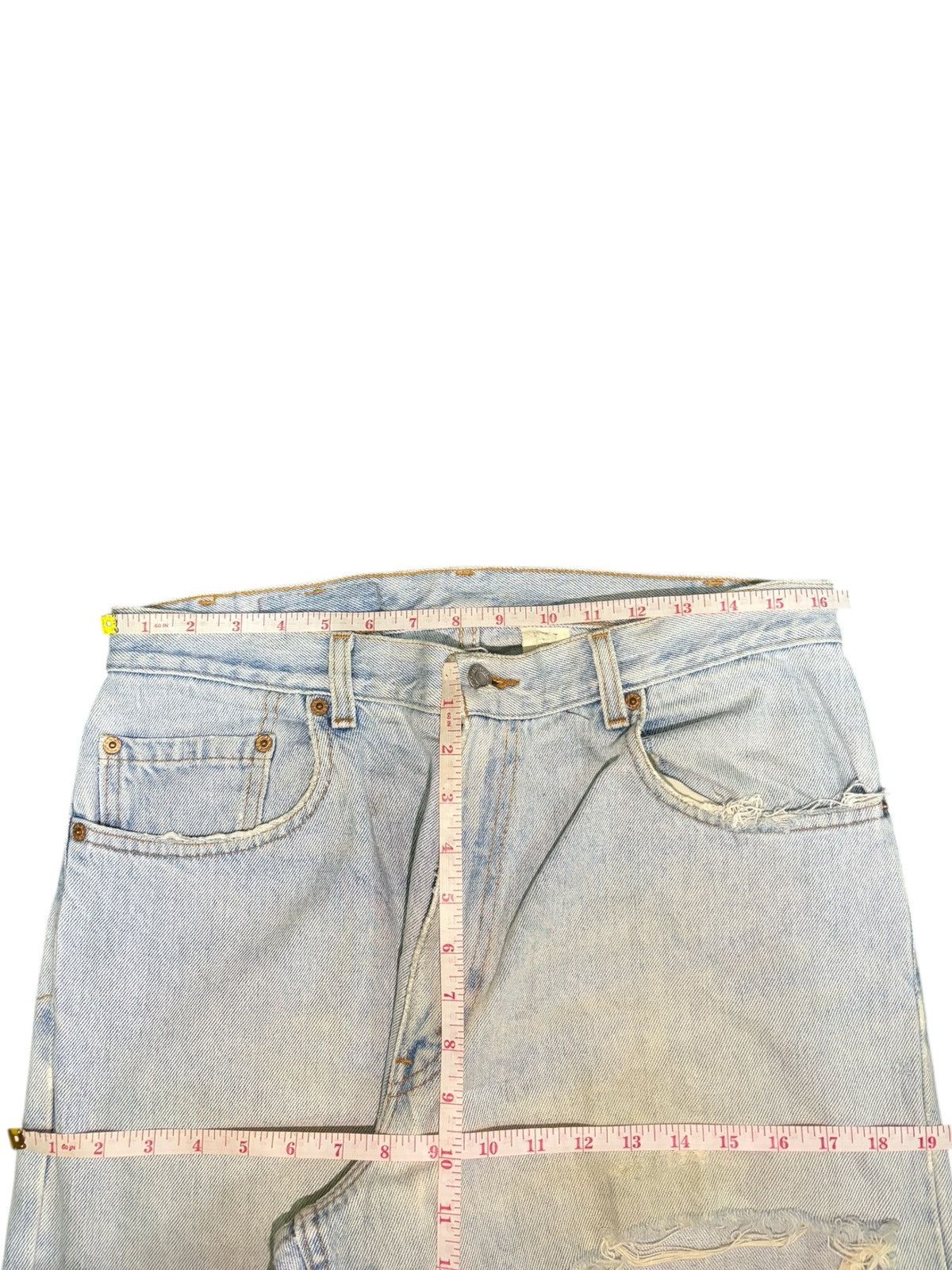 Levi's Vintage 90s Levis 560 Mud Wash Distressed Jeans Size 32" / US 10 / IT 46 - 6 Thumbnail