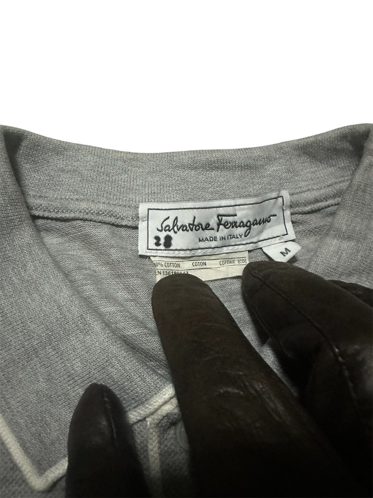 Salvatore Ferragamo × Vintage Polo by salvatore ferragamo made in italy Size US M / EU 48-50 / 2 - 3 Thumbnail