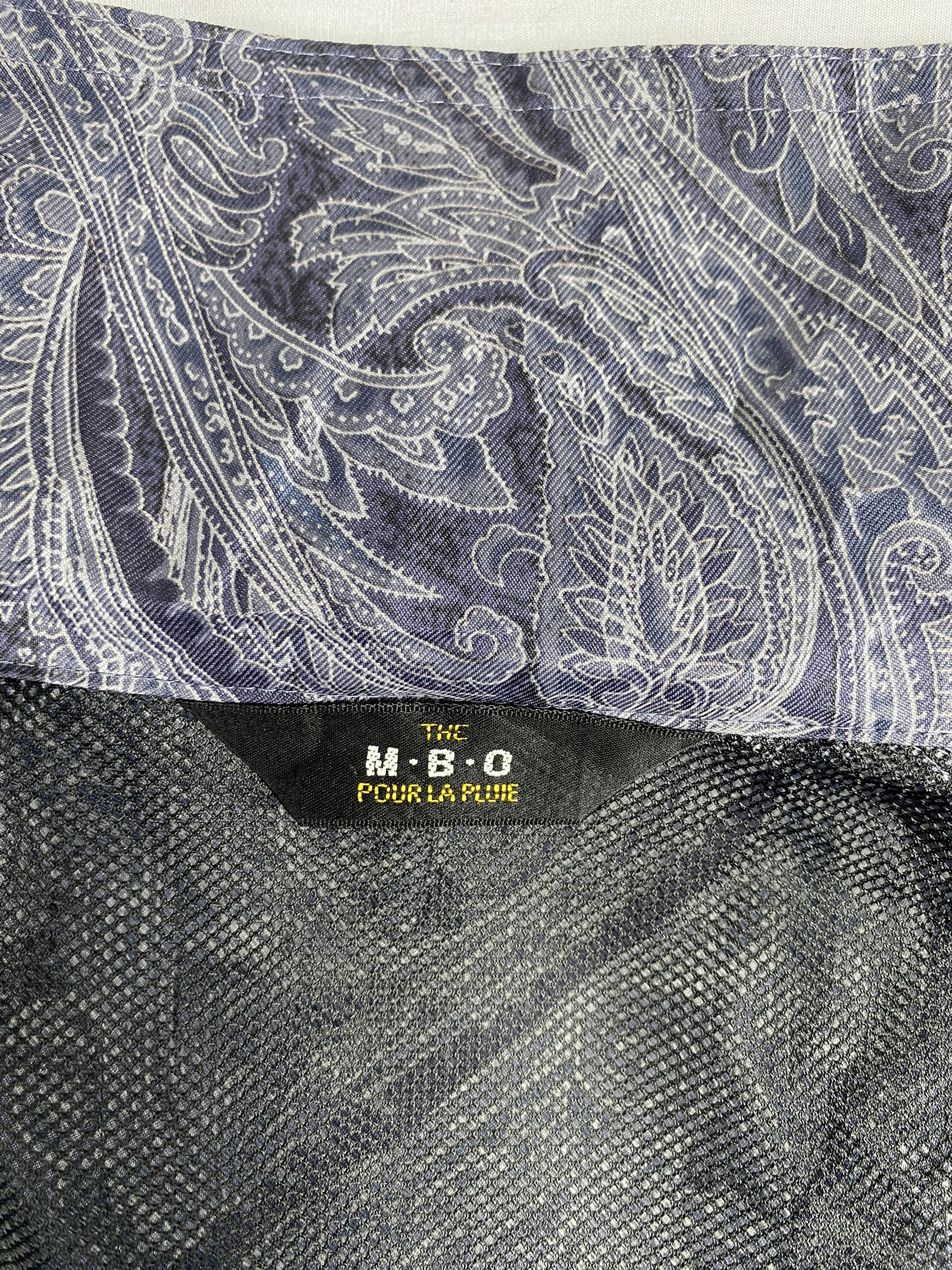 Japanese Brand Vintage THE MBO POUR LA PLUIE Paisley Raincoat Size US L / EU 52-54 / 3 - 9 Thumbnail