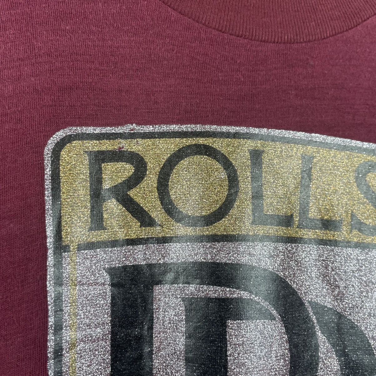 Vintage Vintage 80s Rolls Royce T-Shirt Glitter iron-on Size US M / EU 48-50 / 2 - 7 Thumbnail