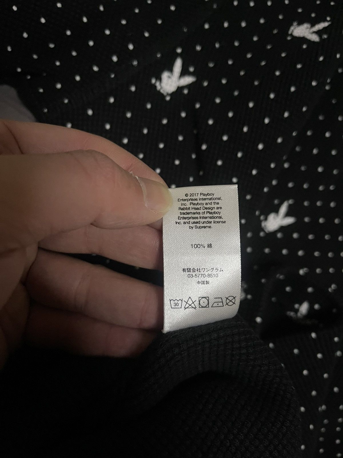 Playboy × Supreme Supreme playboy waffle thermal crewneck crew Size US M / EU 48-50 / 2 - 6 Thumbnail