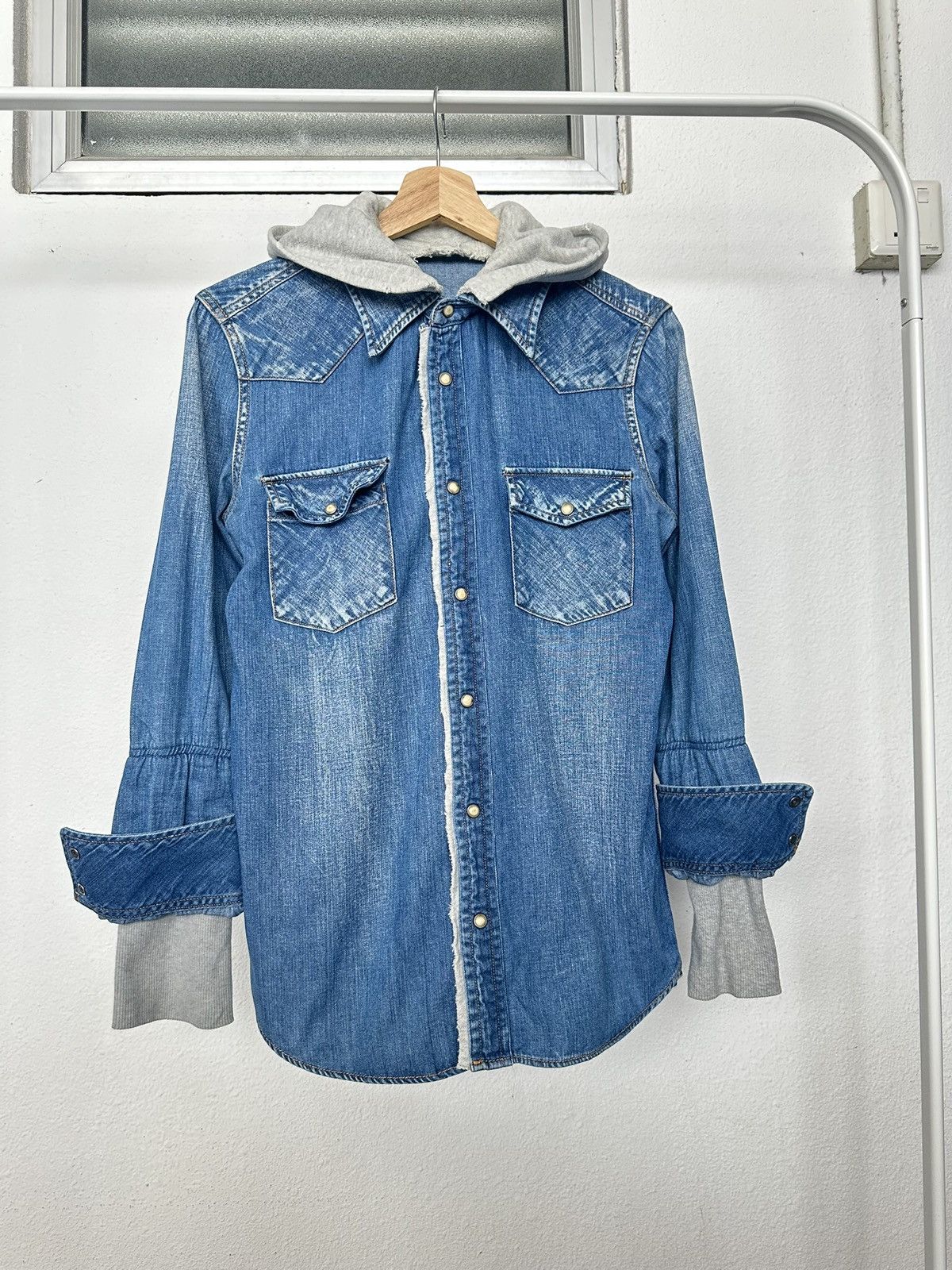 Le Grande Bleu (L.G.B.) 09/10AW - Charmcult '' Last Collection'' denim shirt Size US M / EU 48-50 / 2 - 9 Thumbnail