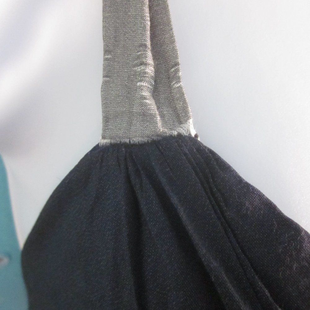 Bcbgmaxazria BCBG Maxazaria Blue and Silver Metallic Cocktail Party Dress Size S / US 4 / IT 40 - 13 Thumbnail