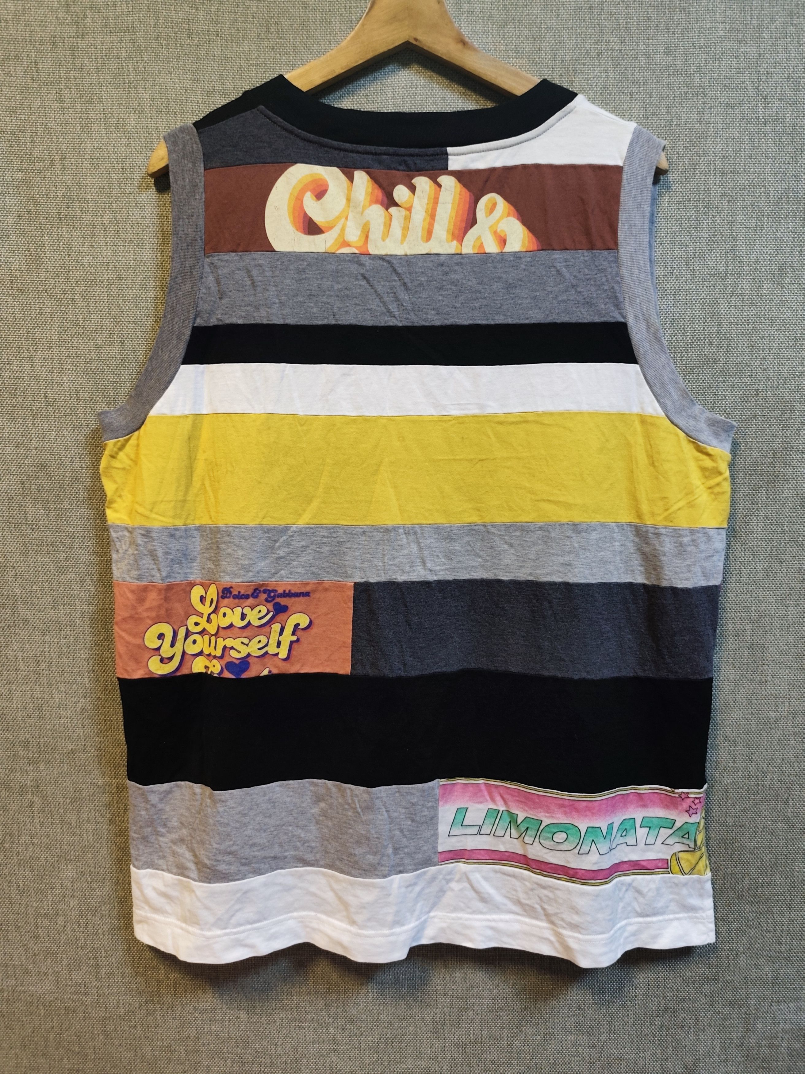 Dolce & Gabbana Dolce & Gabbana Mix-Print Women's Tank Top Size L / US 10 / IT 46 - 2 Thumbnail