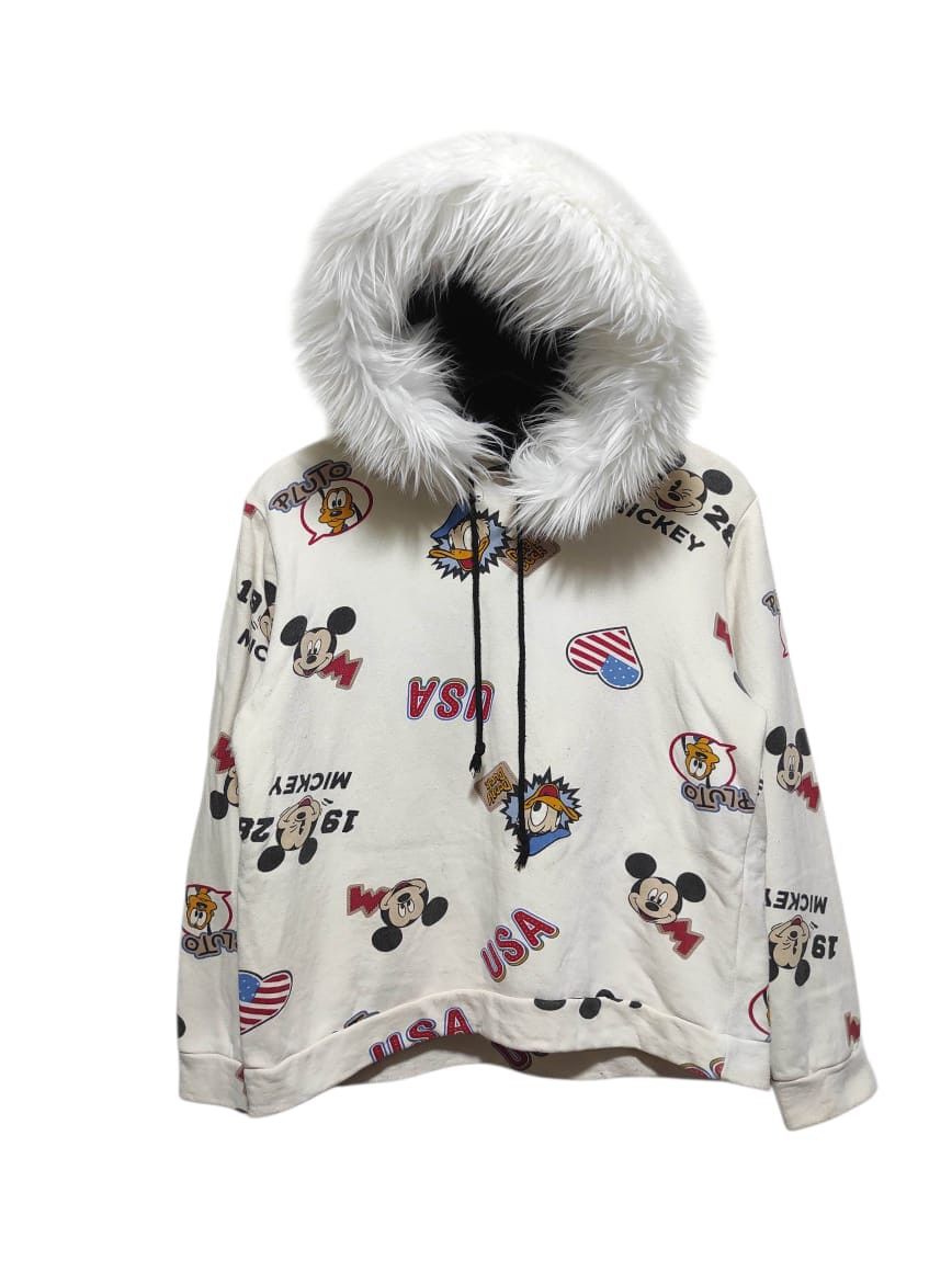 Disney Disney fullprint fur hoodie Size US S / EU 44-46 / 1 - 1 Thumbnail