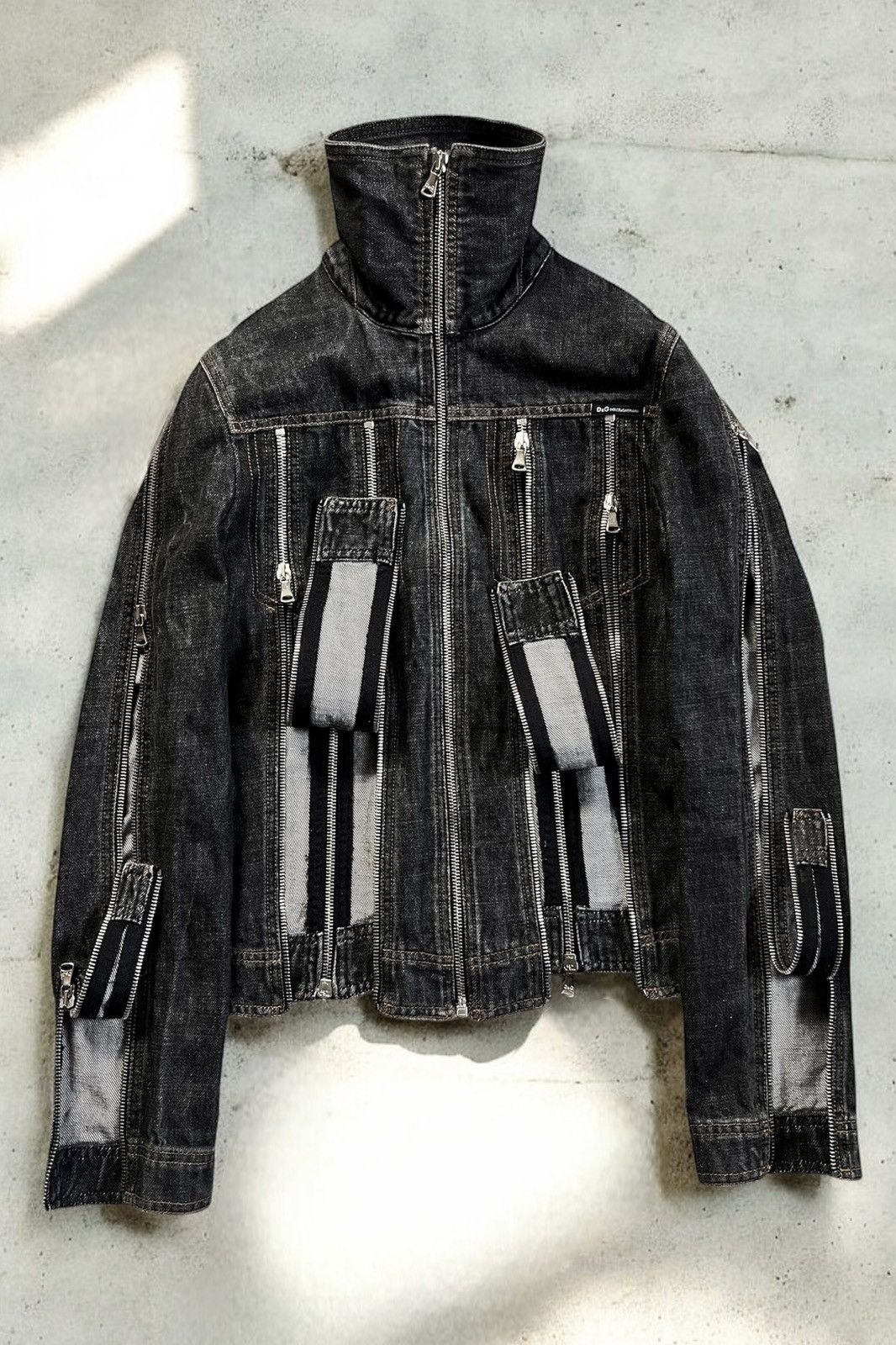 Dolce & Gabbana SS03 Dolce & Gabbana Multi Zips Denim jacket Size XS / US 0-2 / IT 36-38 - 1 Thumbnail