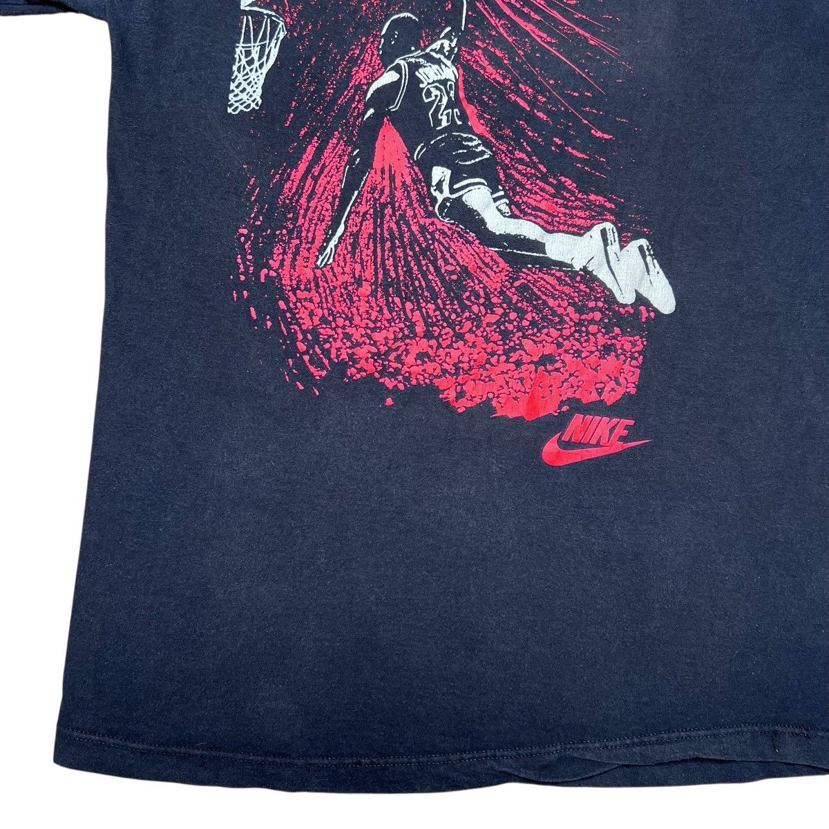 Nike 1990s Nike Michael Jordan 23 Aerospace Dunking Graphic Tee Size US M / EU 48-50 / 2 - 9 Thumbnail