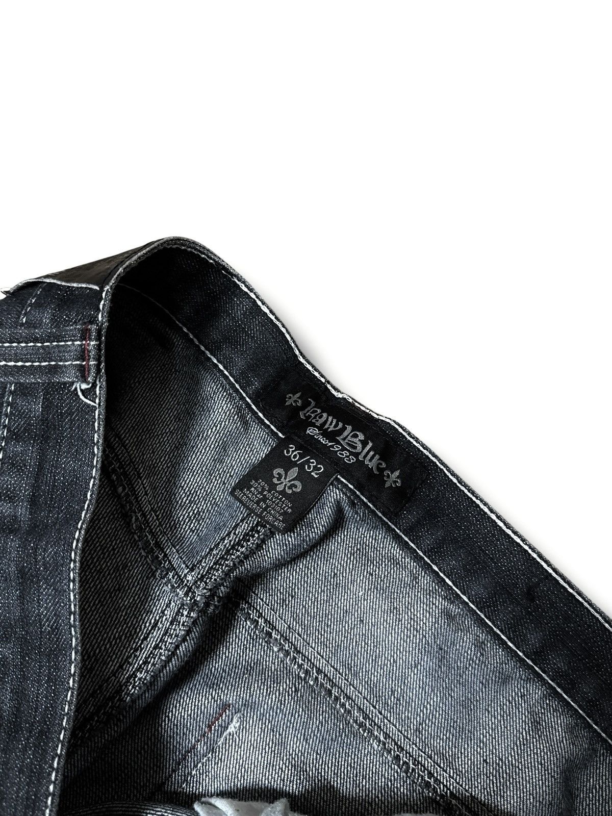 Vintage Rare Design Vintage Japanese Brand Raw Blue Jeans 2000s Size US 36 / EU 52 - 8 Thumbnail