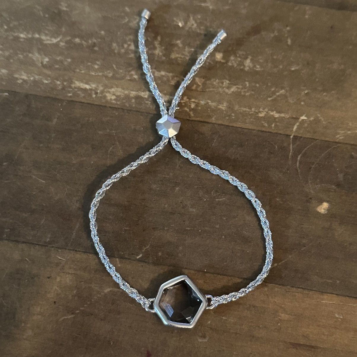Kendra Scott Kendra Scott Vanessa silver tone smokey quartz bolo bracelet Size ONE SIZE - 6 Thumbnail