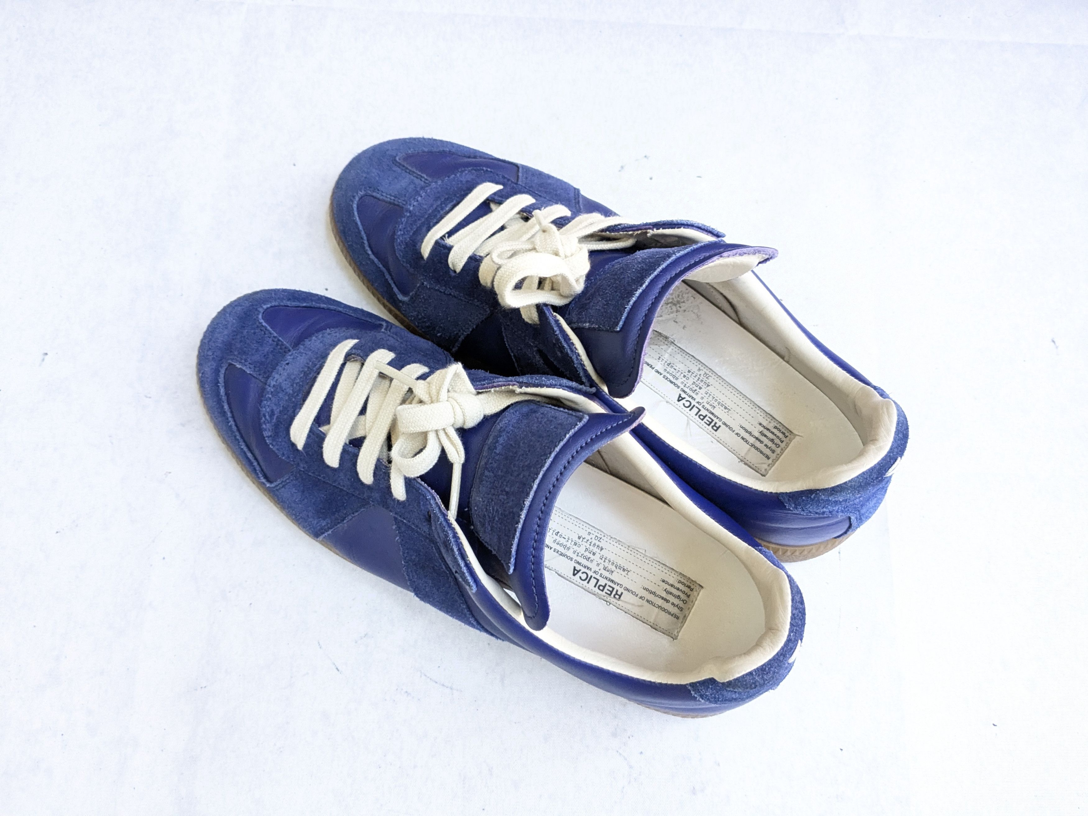 Maison Margiela Maison Margiela GAT Replica Blue 8 41 Gum Low Tops Size US 8 / EU 41 - 13 Thumbnail