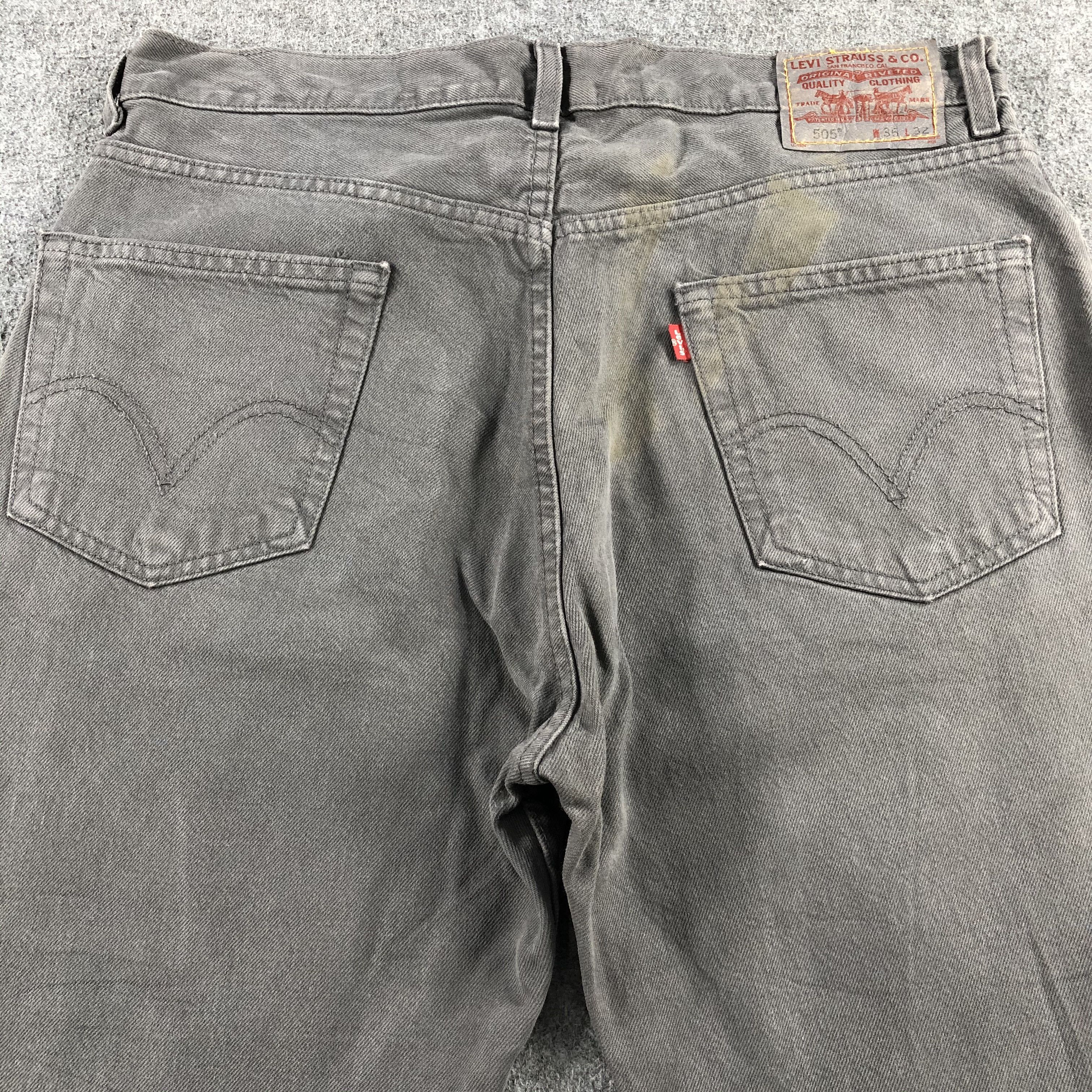 Levi's Vintage Levis 505 Earth Tone Jeans-J2152 Size US 35 - 4 Thumbnail