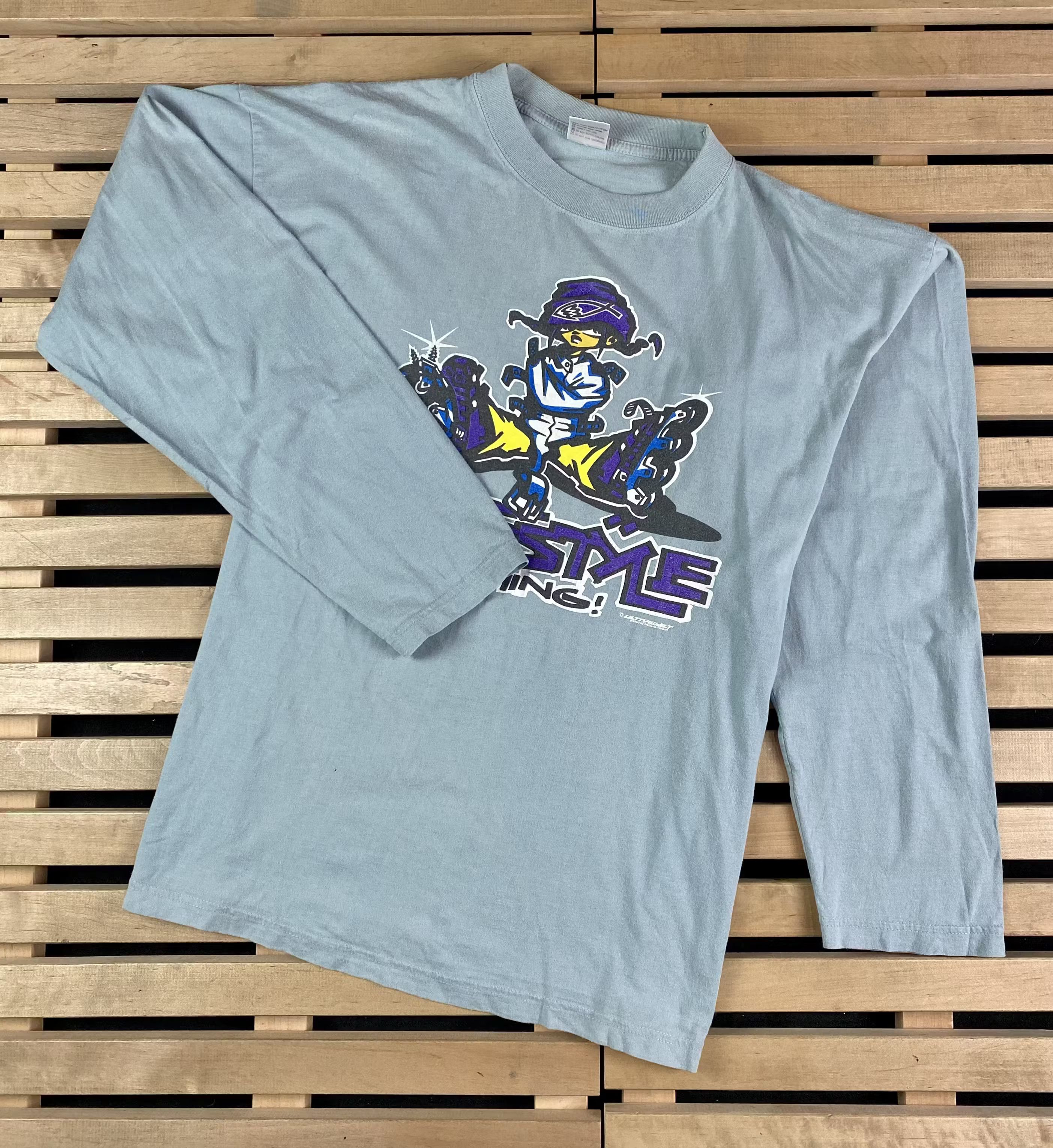 Vintage Mens Vintage T Shirt Freestyle Size XL Size US XL / EU 56 / 4 - 1 Thumbnail