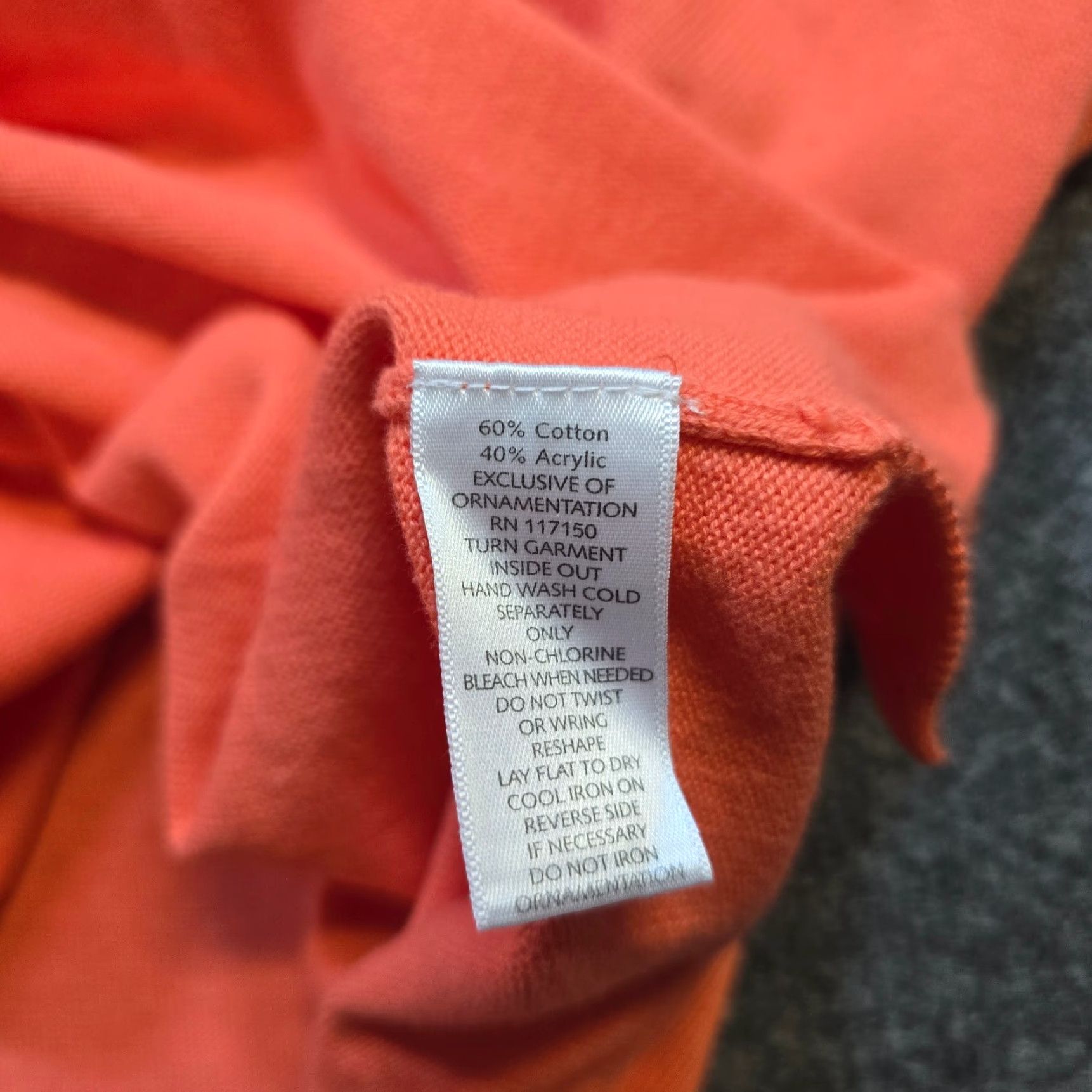 Quacker Factory Quacker Factory Sweater Women Size 3X Orange Beaded Rhinestones Pearl Knit V-Neck Pullover Casual Knitwear Size XXL / US 16-18 / IT 52-54 - 7 Thumbnail