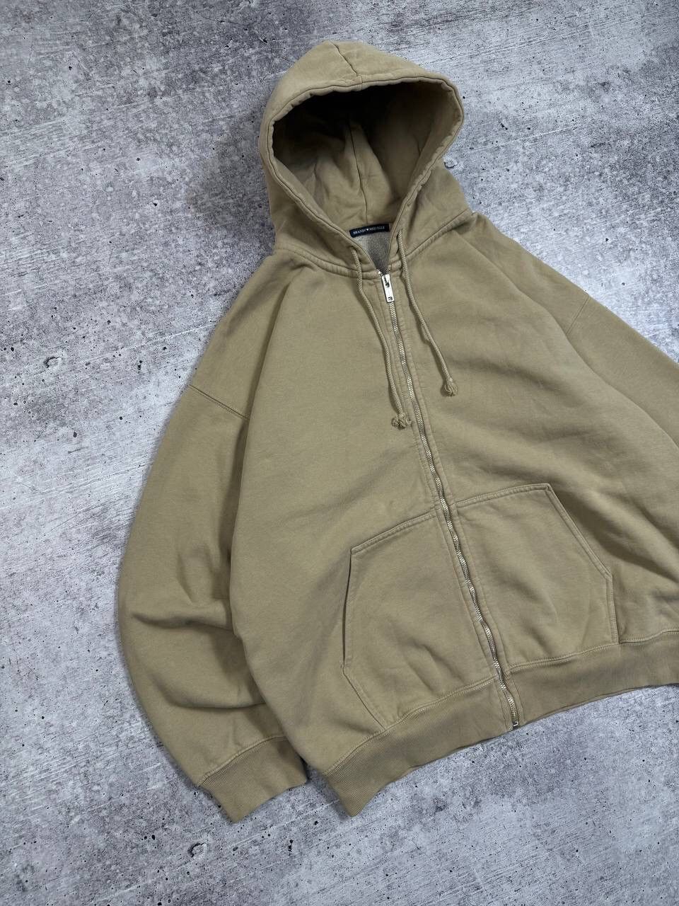Vintage Vintage Baggy High Cotton Zip Up Hoodie Boxy Fit Y2K Size US L / EU 52-54 / 3 - 2 Thumbnail