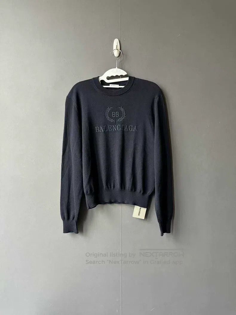 Balenciaga Balenciaga Wheat Pattern Sweater Size US S / EU 44-46 / 1 - 1 Thumbnail
