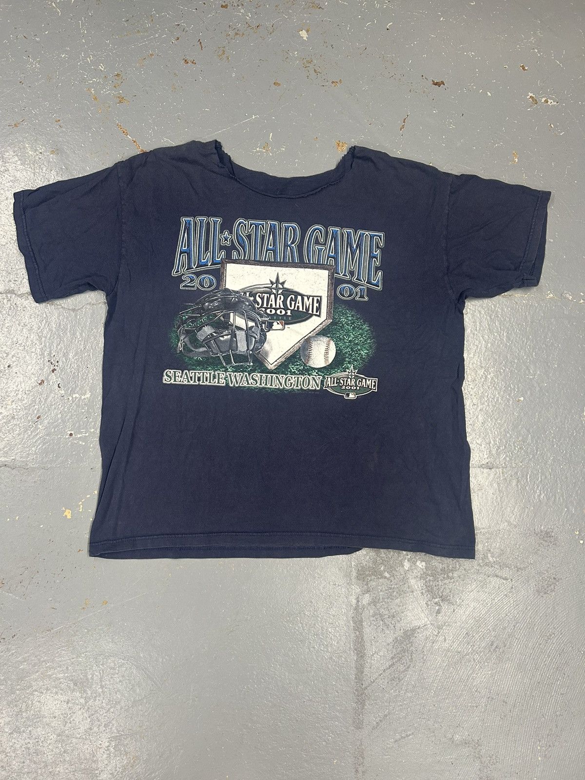 MLB × Vintage Crazy Vintage Y2K Essential Navy MLB Graphic Tee Shirt Size US XL / EU 56 / 4 - 1 Thumbnail