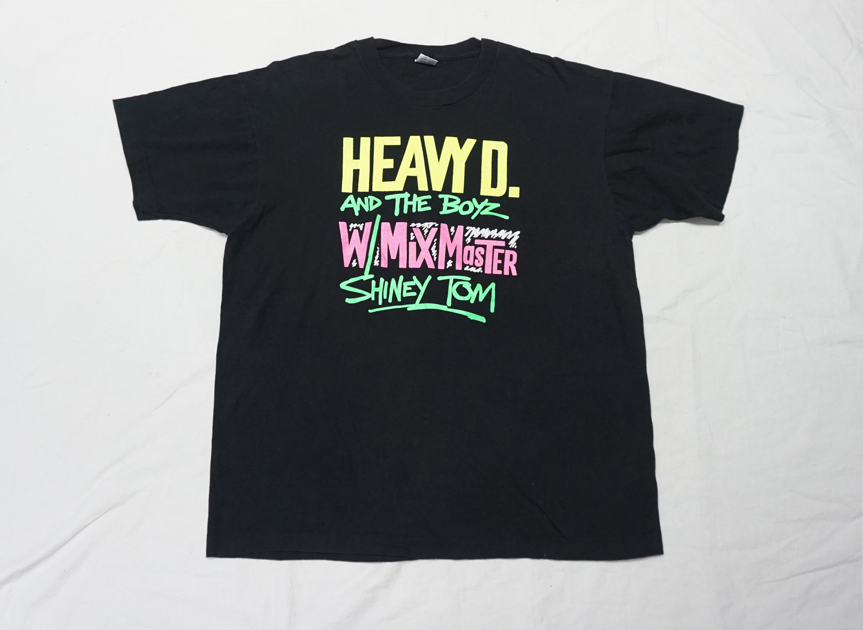 Band Tees × Vintage 90's Heavy D. & The Boyz Tour T-shirt Size US XL / EU 56 / 4 - 1 Thumbnail