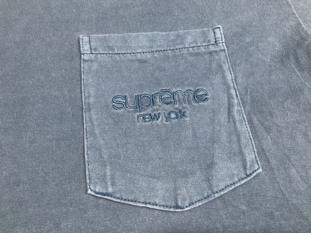 Supreme 🔥Supreme New York Pocket Tee Teal Size US M / EU 48-50 / 2 - 3 Thumbnail