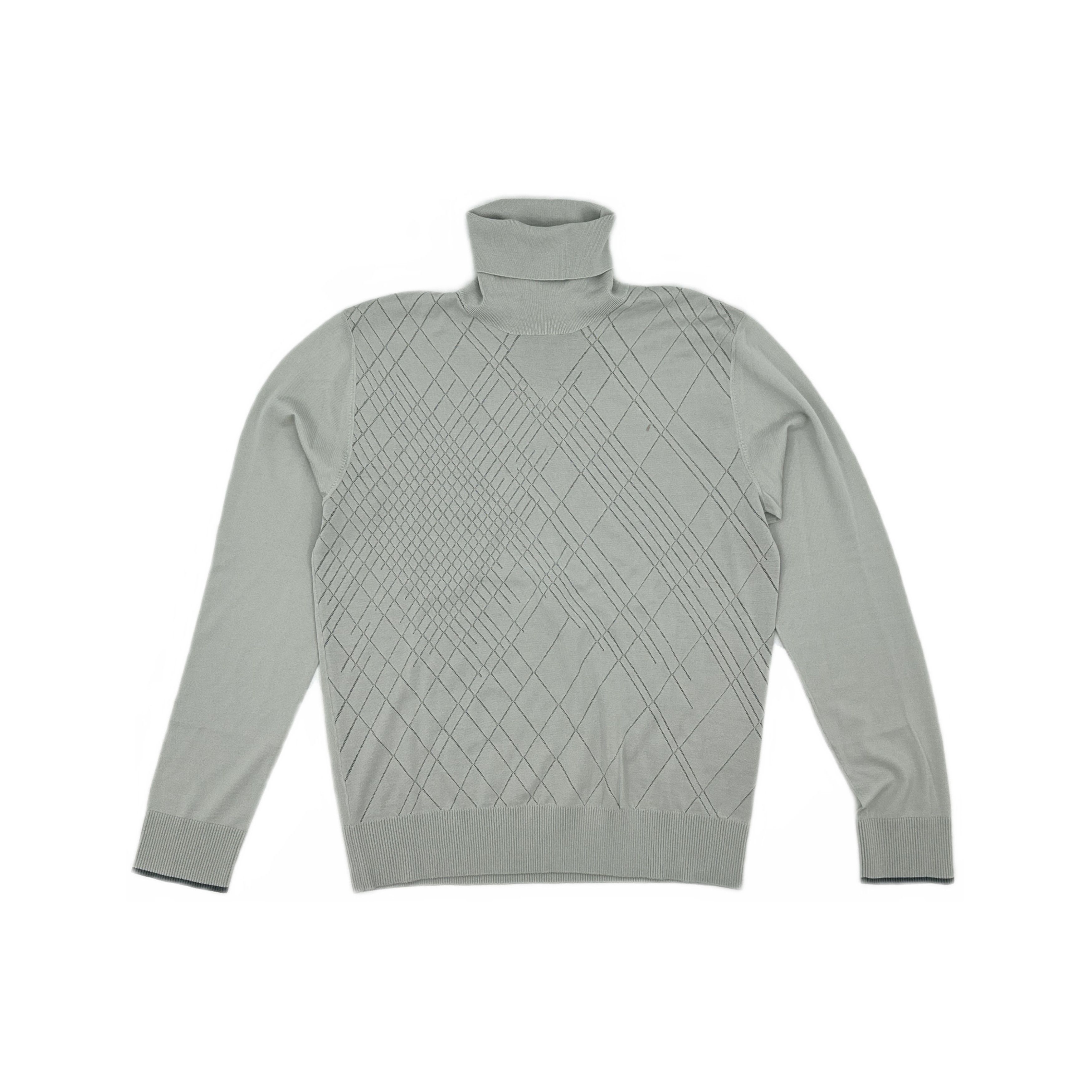 Hermes HERMES Argyle Turtleneck Sweater Size M Size US M / EU 48-50 / 2 - 1 Thumbnail