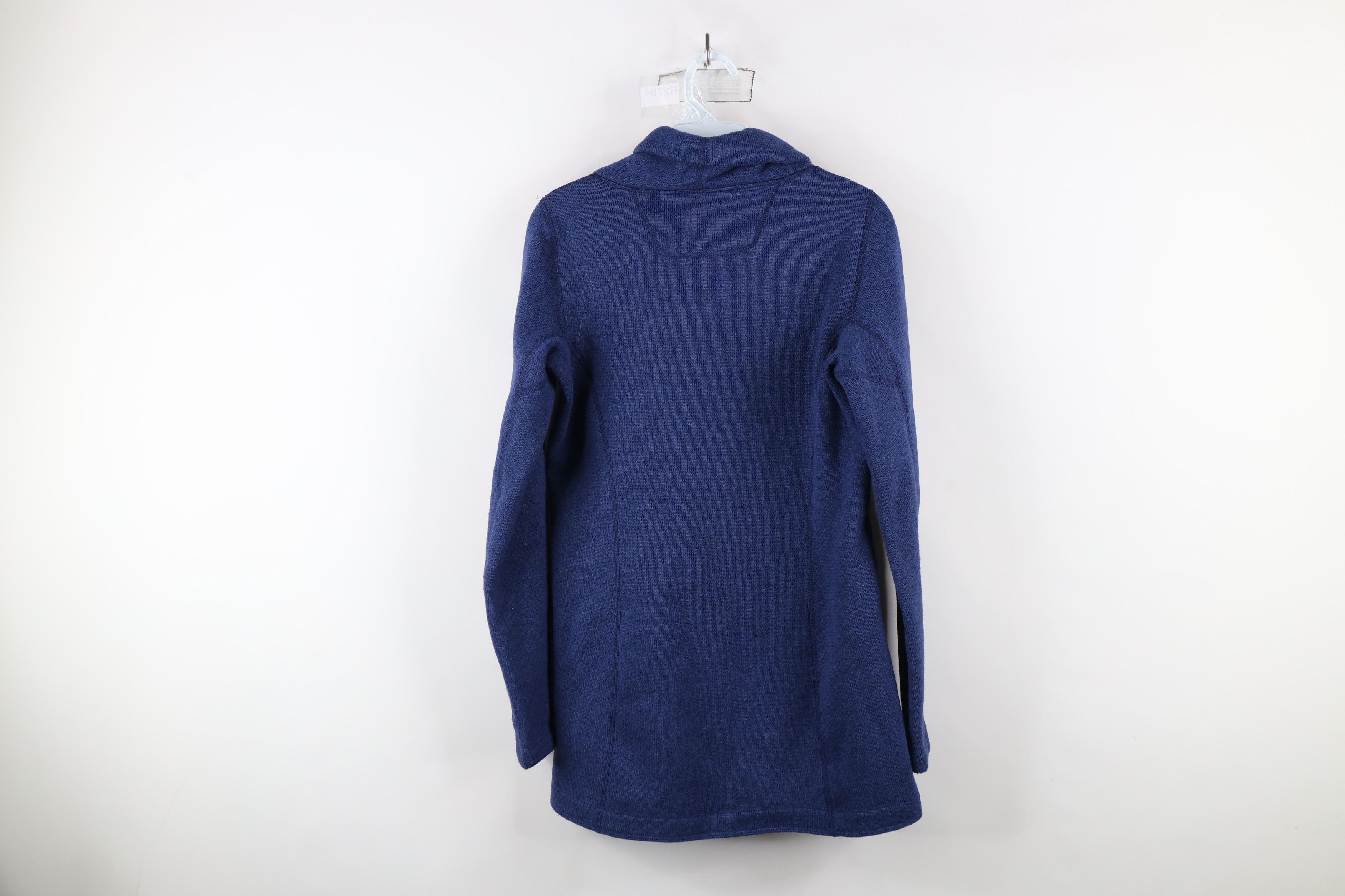 Arc'teryx × Vintage Arcteryx Funnel Neck Desira Tunic Sweater Blue Polyester Size XS / US 0-2 / IT 36-38 - 8 Thumbnail