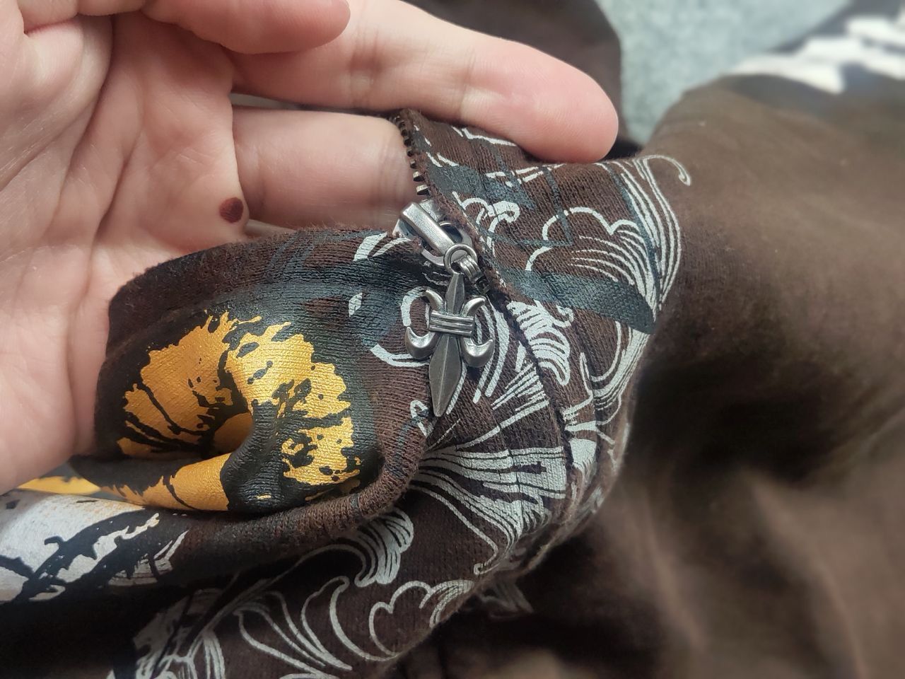 If Six Was Nine Vintage Kayden K Y2K Tattoo Affliction Zip Hoodie opium LGB Size US XL / EU 56 / 4 - 14 Thumbnail