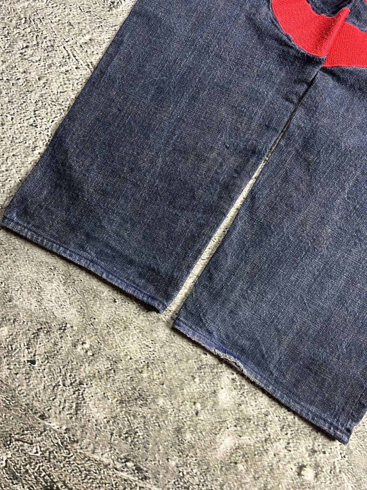Evisu Evisu Yamane face jeans vintage selvedge denim Japan RARE Size US 33 - 6 Thumbnail