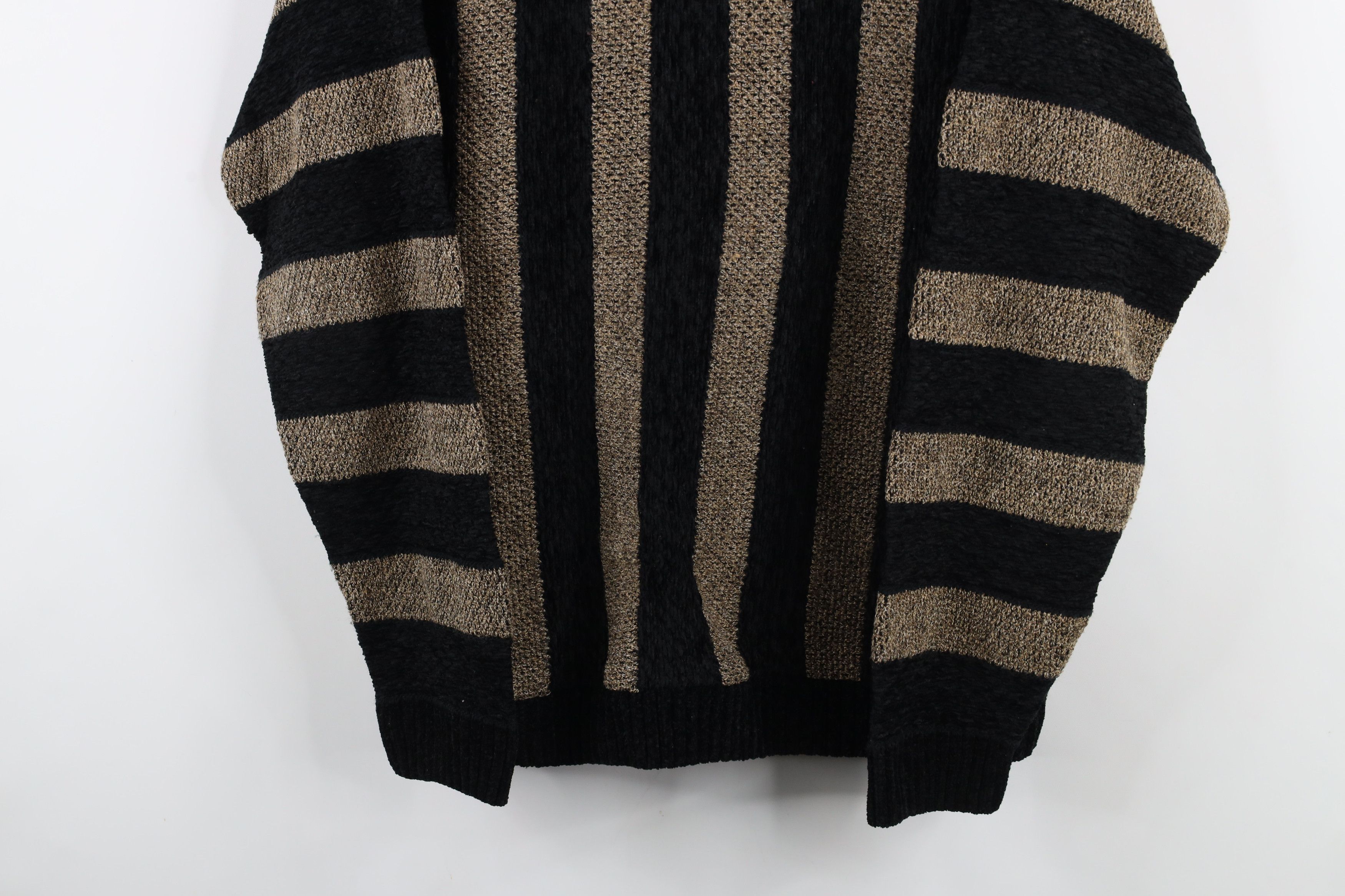 Vintage Vintage 90s Streetwear Textured Knit Crewneck Sweater US Size US XL / EU 56 / 4 - 3 Thumbnail