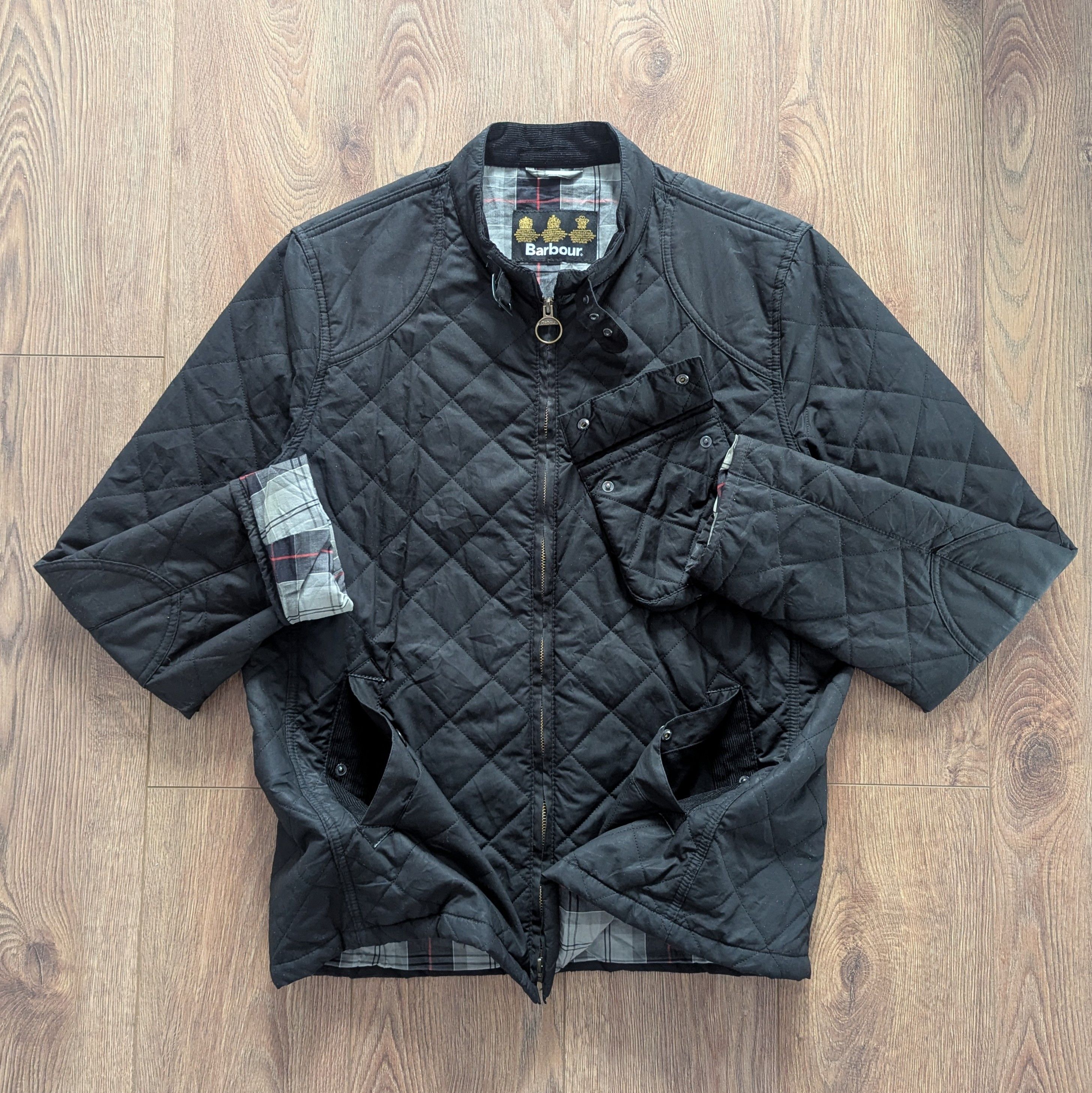 Barbour Barbour SMU Bonner Wax Jacket Size L Black Waxed Cotton Size US L / EU 52-54 / 3 - 25 Thumbnail