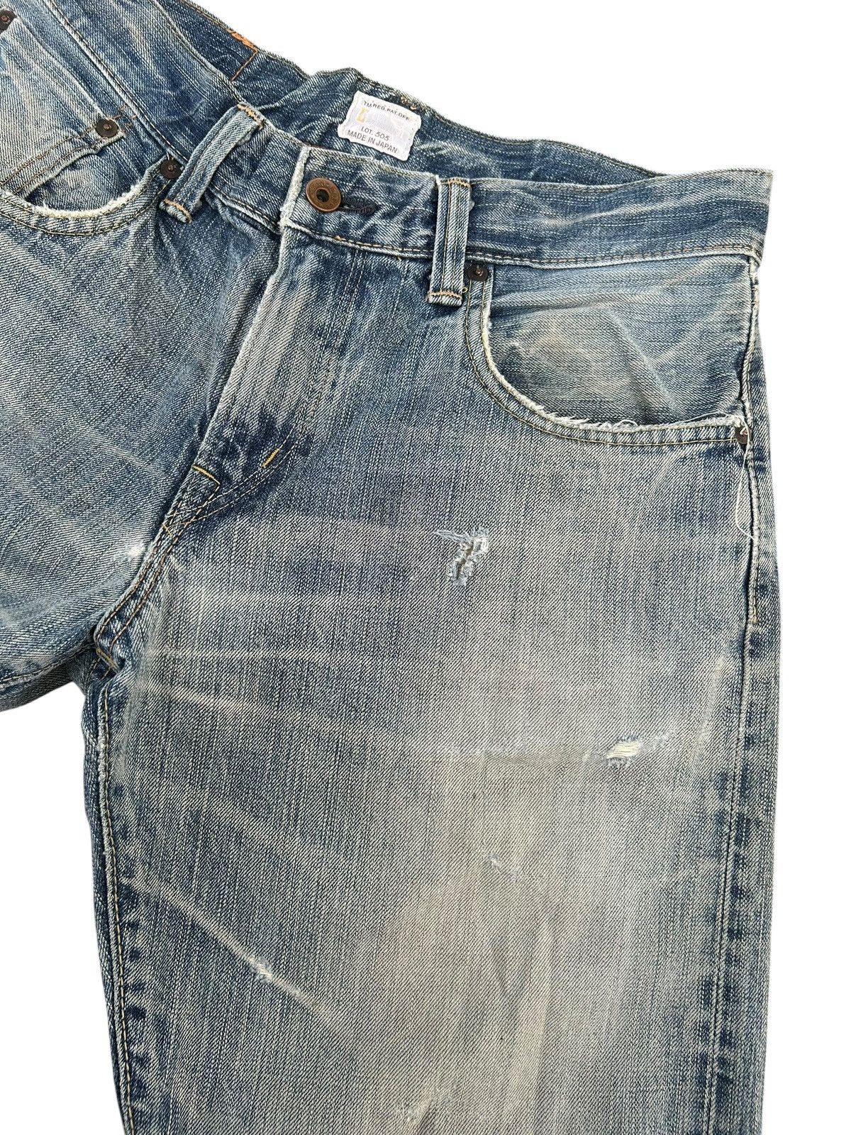 Kapital Thrashed Vintage Edwin 505zx Selvedge Denim Jeans japan Size US 31 - 7 Thumbnail
