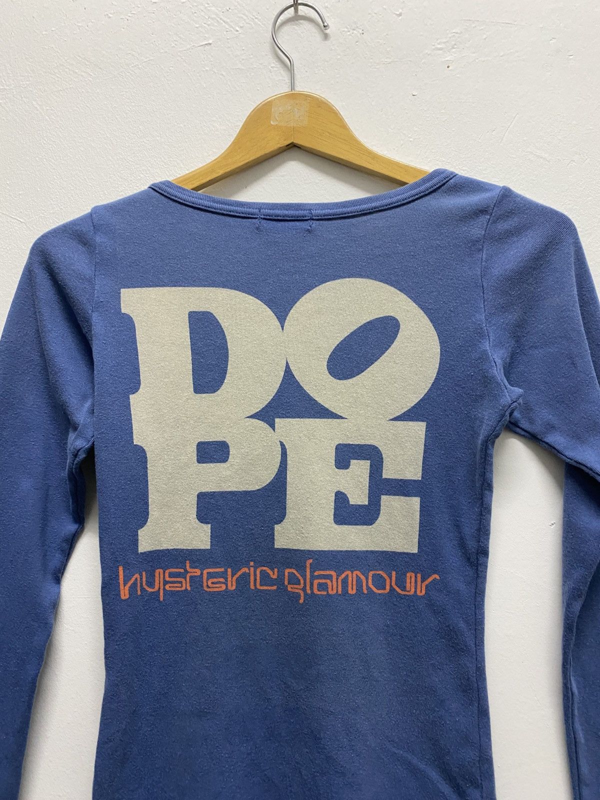 Hysteric Glamour Vintage 90s Hysteric Glamour Dope Faded Tee Size XXS / US 00 / IT 34 - 1 Thumbnail