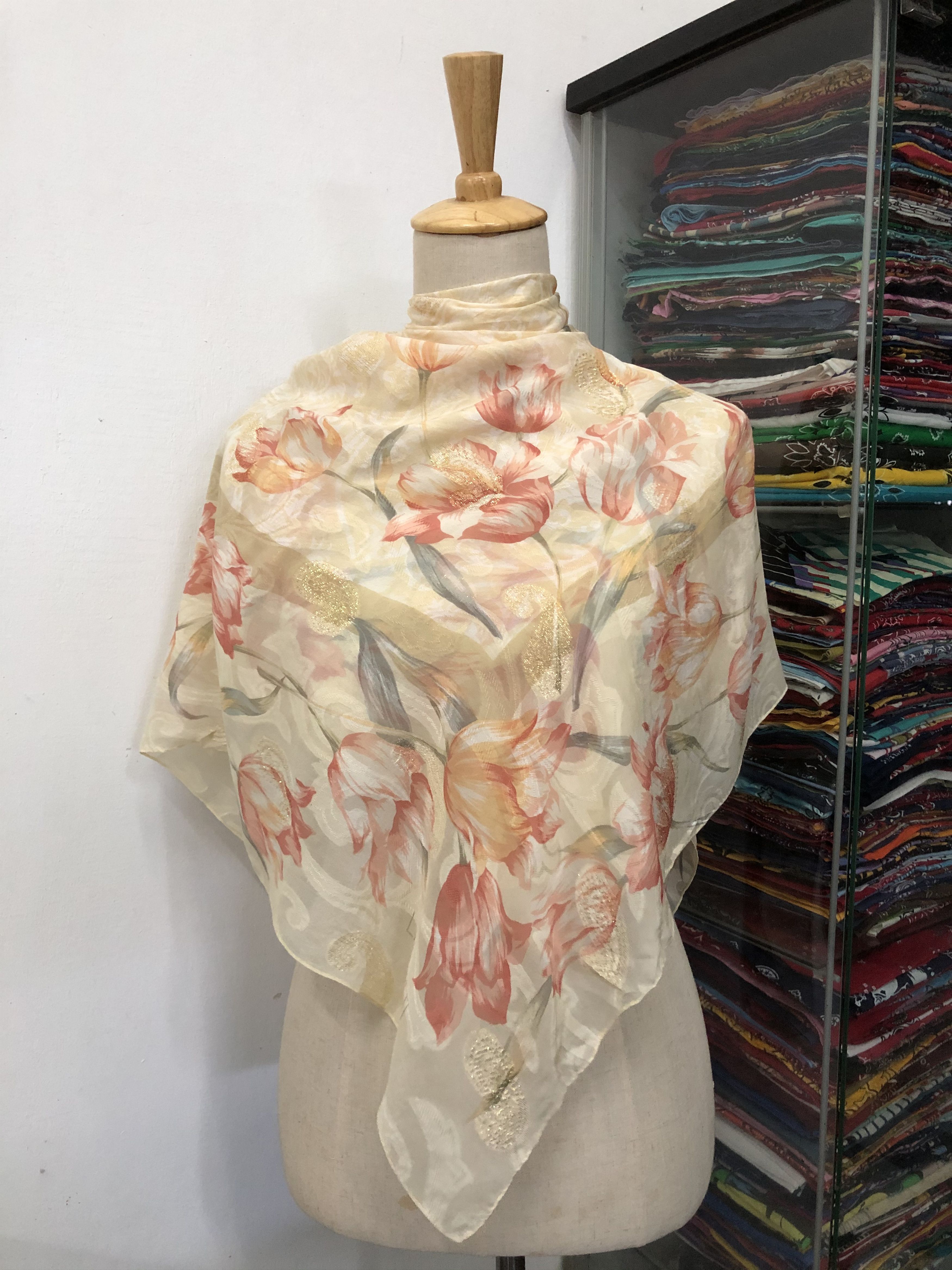 Vintage Lancetti Silk Scarf