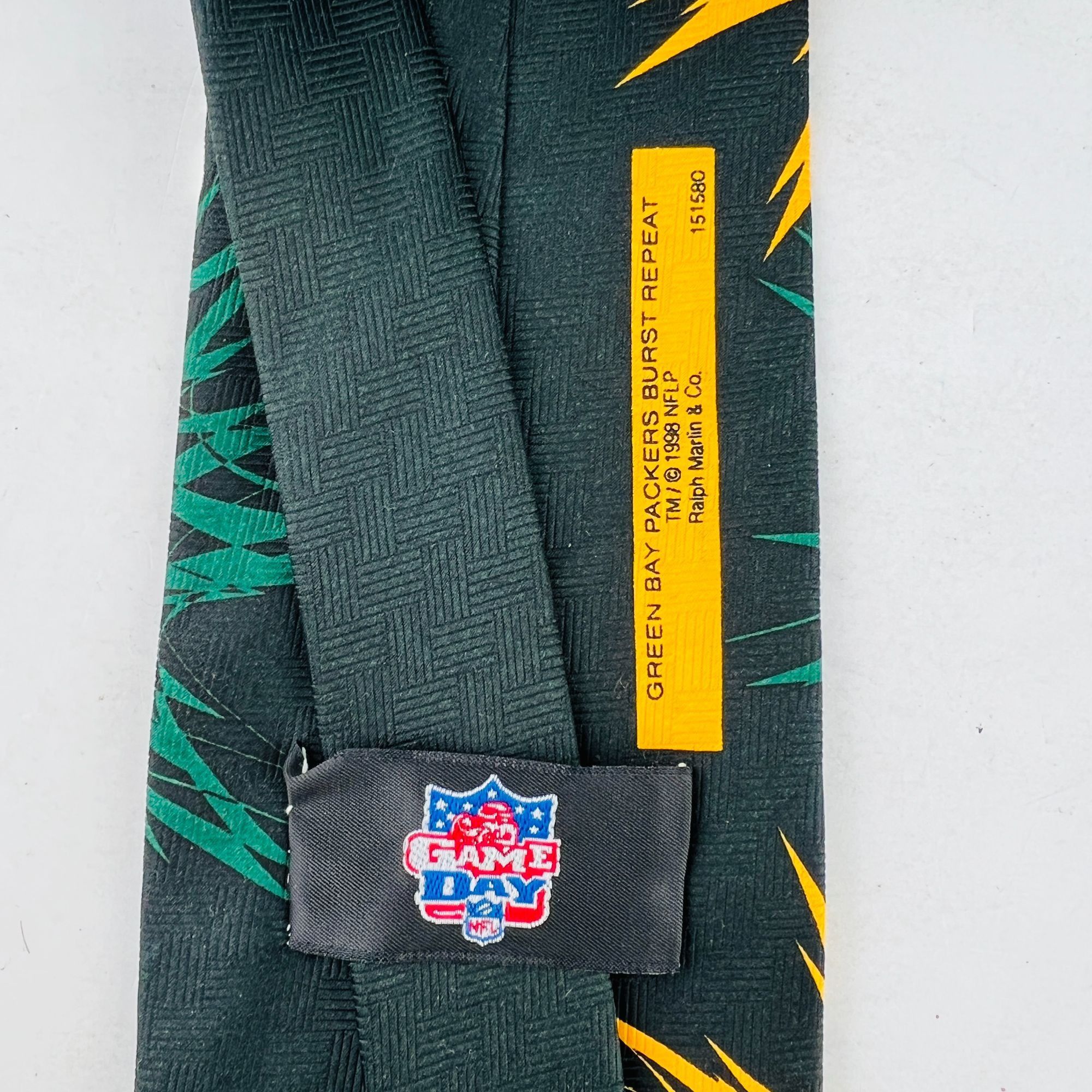 Ralph Marlin Green Bay Packers LOGO NFL Game Day Ralph Marlin Necktie Tie Size ONE SIZE - 4 Thumbnail