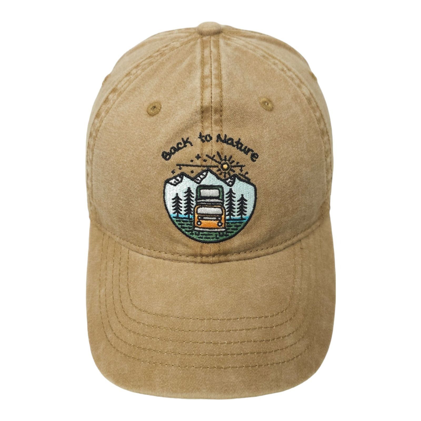 Other Back To Nature Embroidered RV Van Adjustable Tuck Strap Cap Size ONE SIZE - 1 Thumbnail