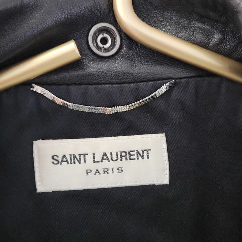 Saint Laurent Paris Saint Laurent Paris 2018 motorcycle leather jacket Size US M / EU 48-50 / 2 - 6 Thumbnail