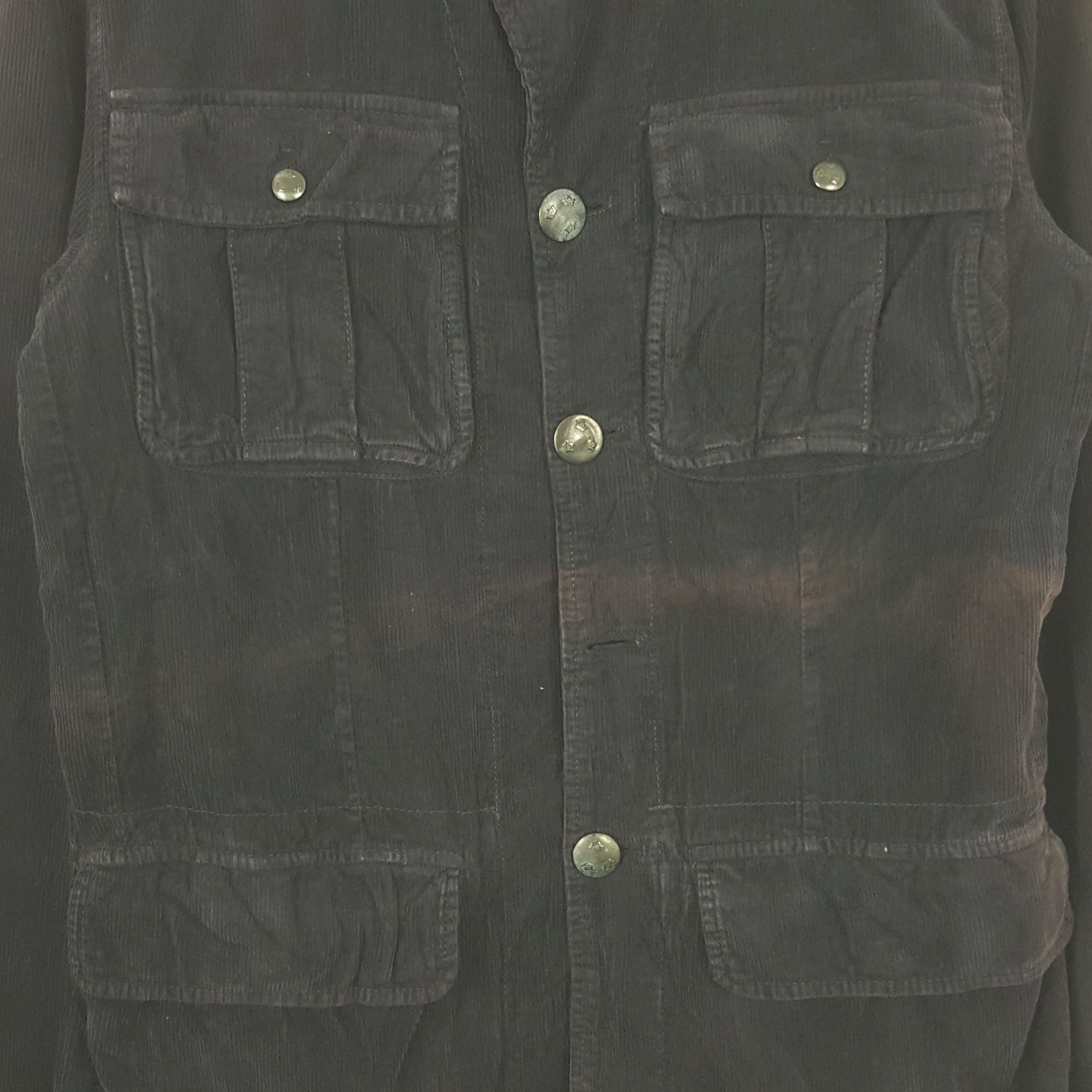 Polo Ralph Lauren Vintage Polo Jeans Company Military Surplus Corduroy Jacket Size US S / EU 44-46 / 1 - 2 Thumbnail