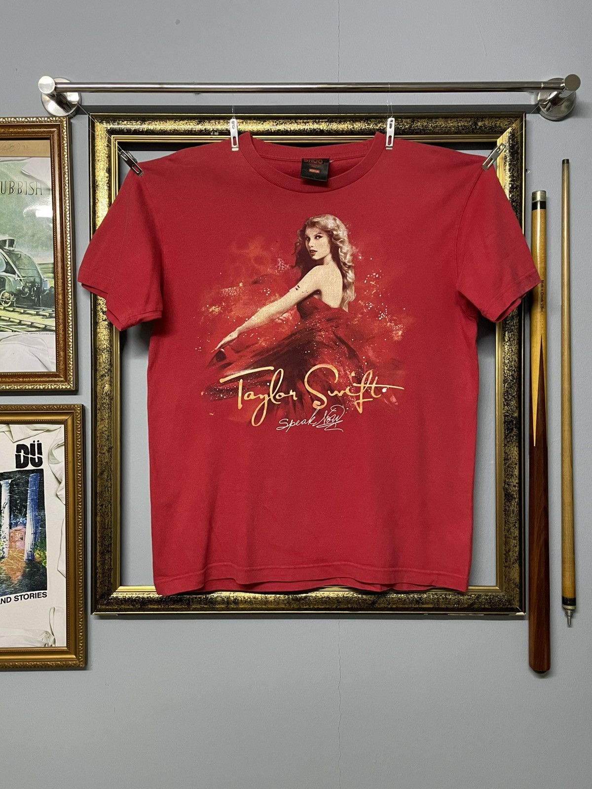 Vintage Vintage Orignal Taylor Swift Speak Now Tour Distressed Tee Size US M / EU 48-50 / 2 - 1 Thumbnail