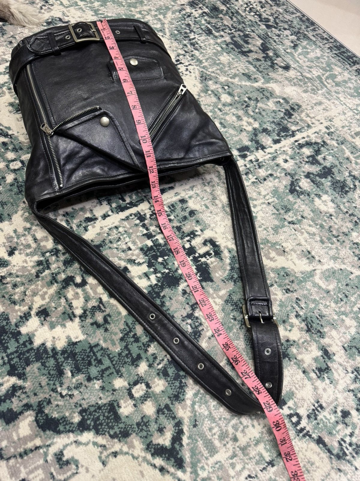 Genuine Leather BEAUTIFUL PEOPLE BELTED LEATHER JACKET BAG Size ONE SIZE - 5 Thumbnail