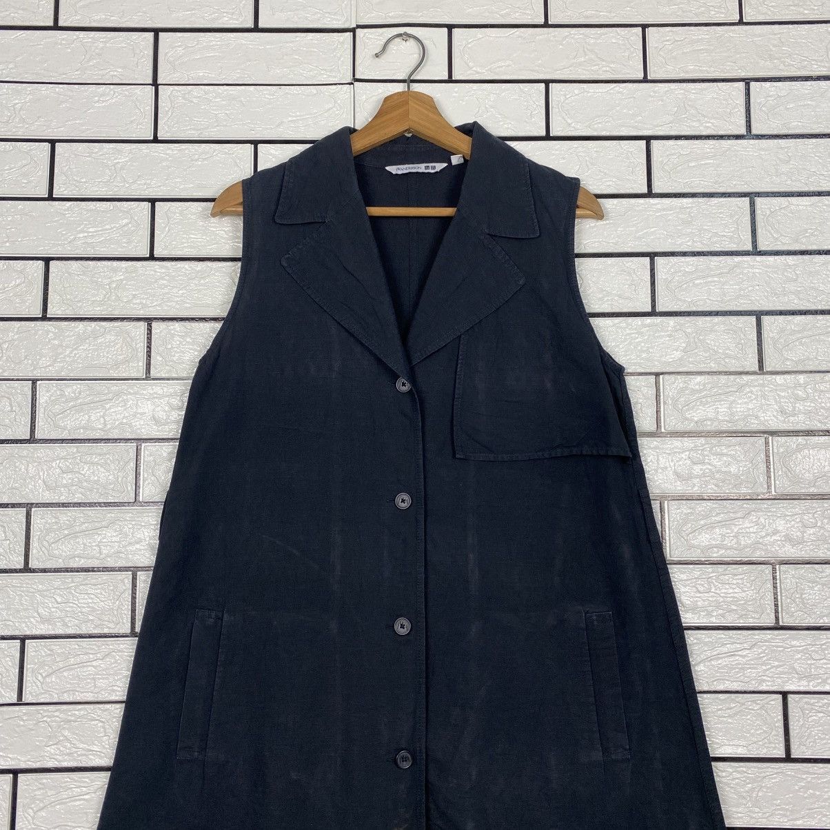 JW Anderson 📌Rich Black Long Jacket Sleeveless Uniqlo JW Anderson Size US M / EU 48-50 / 2 - 5 Thumbnail