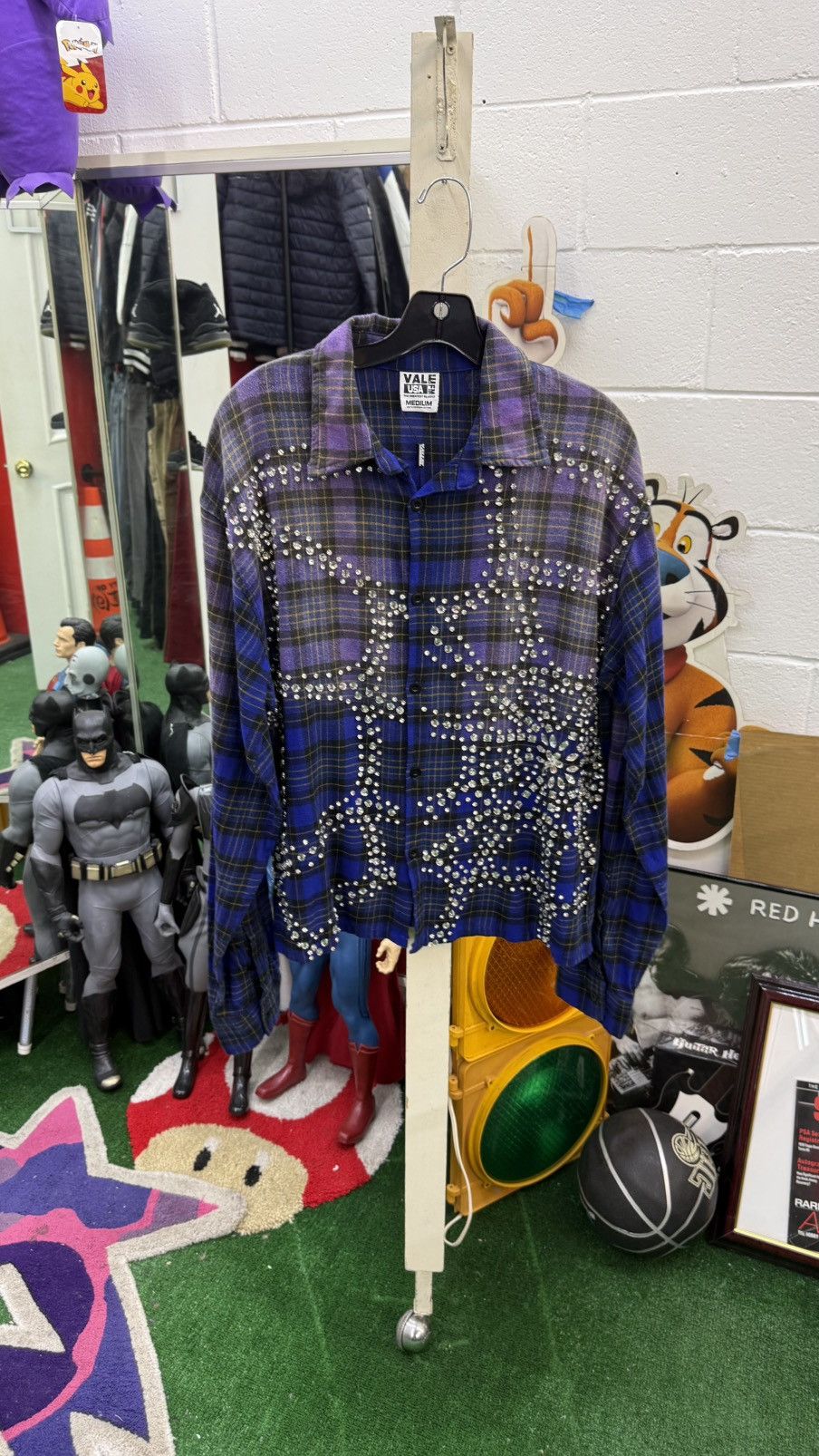 Vale Vale blue inferno diamond flannel shirt Size US M / EU 48-50 / 2 - 1 Thumbnail